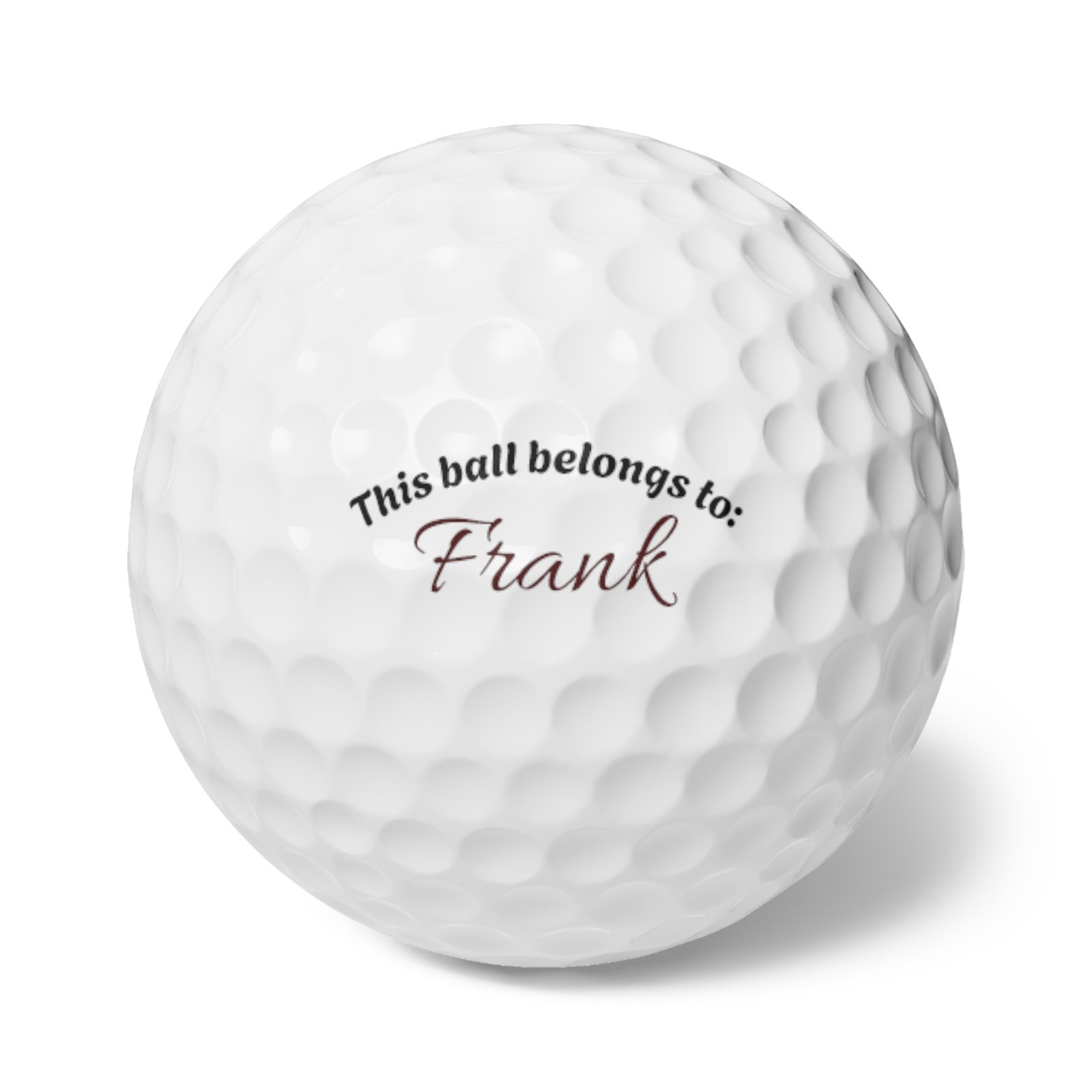 Personalized Golf Balls