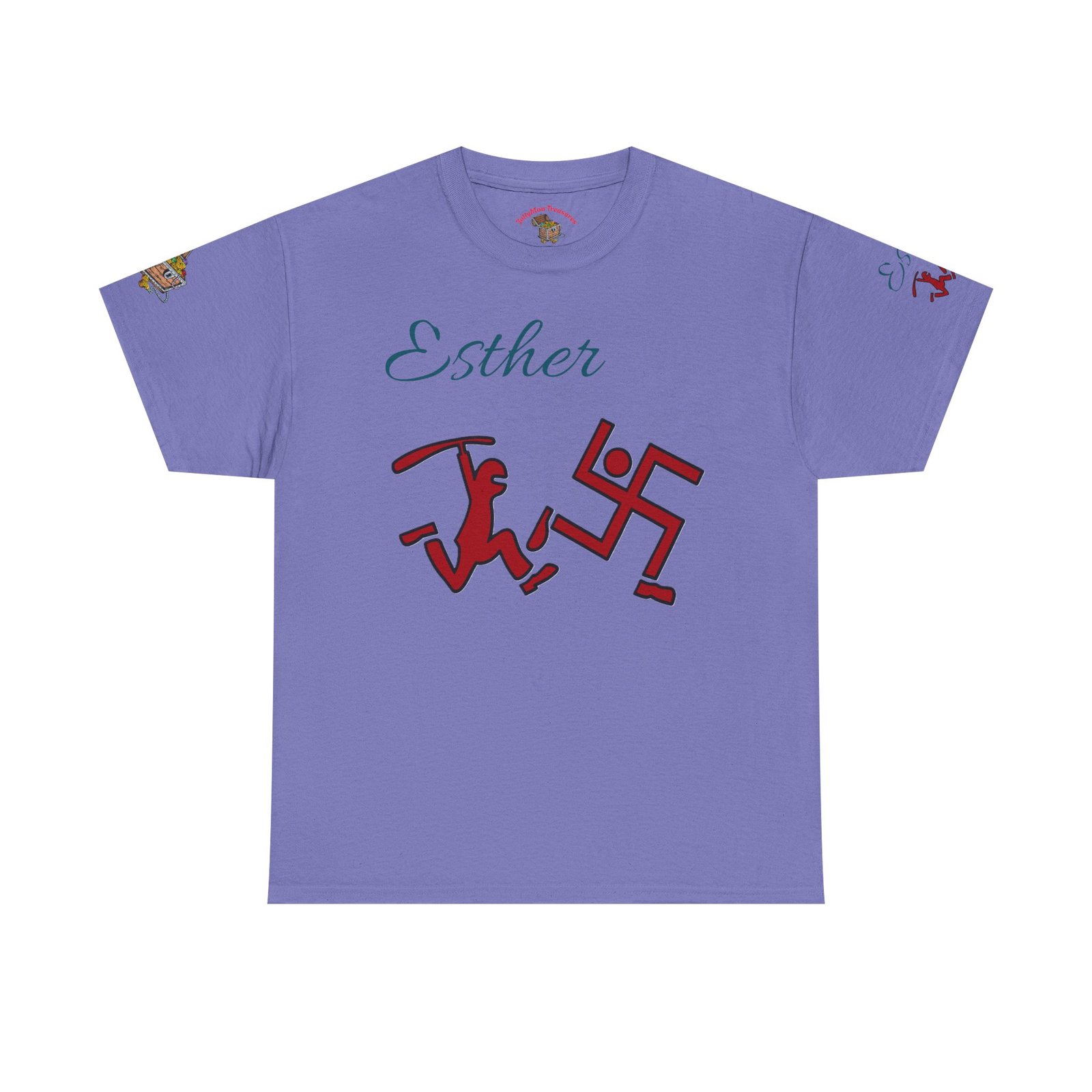 Unisex Cotton Tee with Statement Design - Image 10