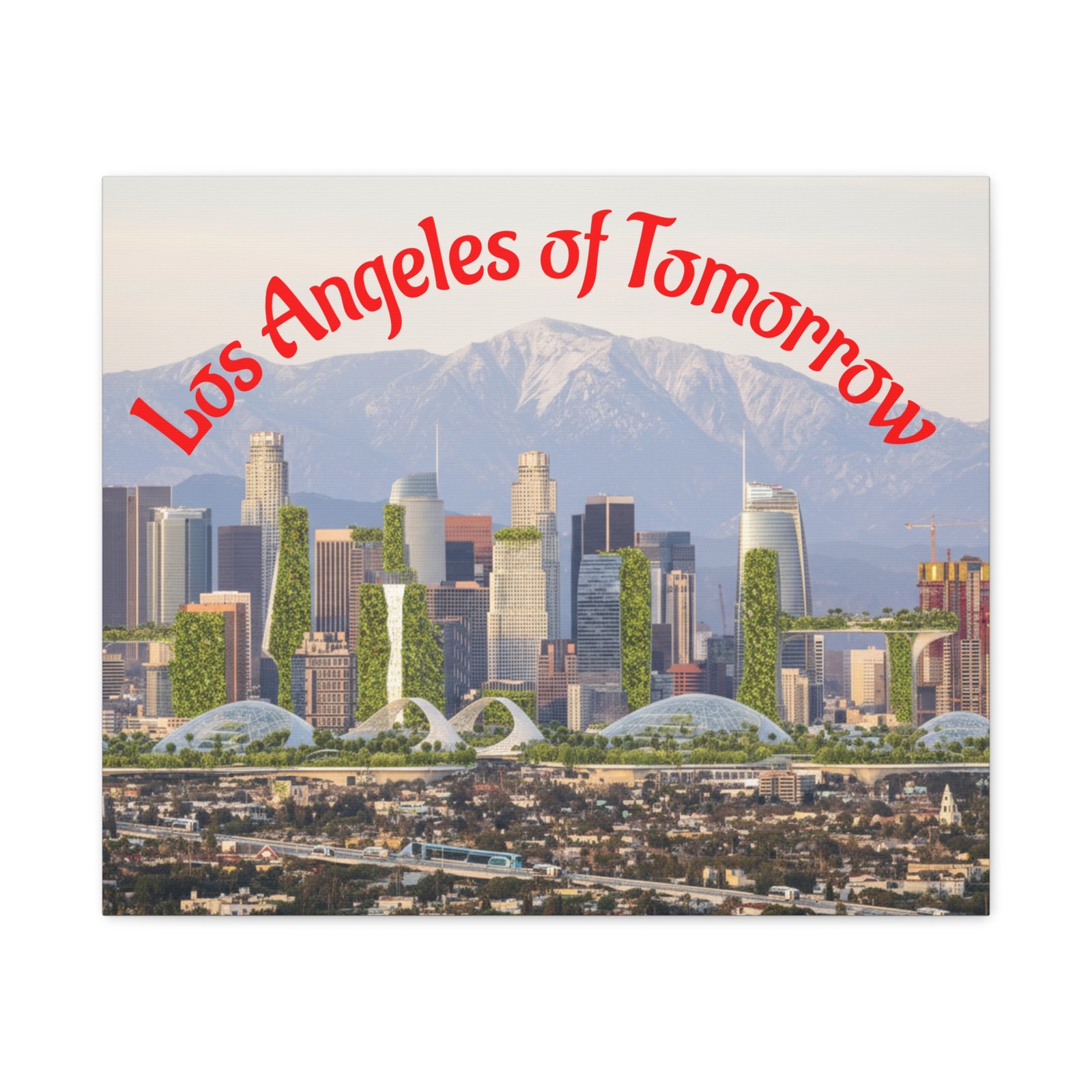 Los Angeles of Tomorrow Canvas Print - Image 8