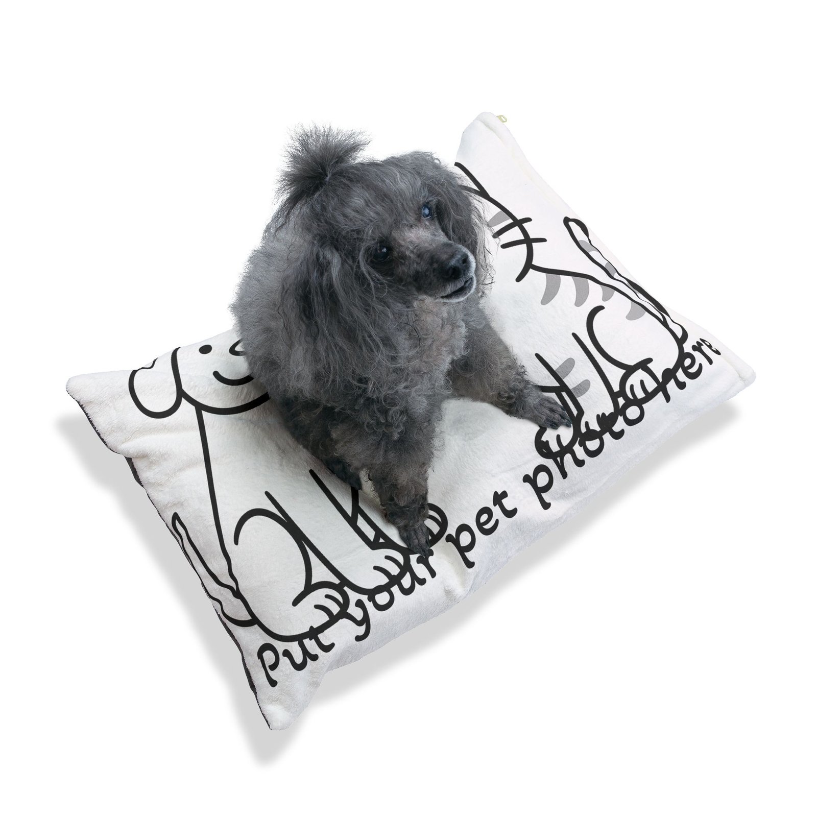 Personalized Pet Bed with Photo and Names - Image 6