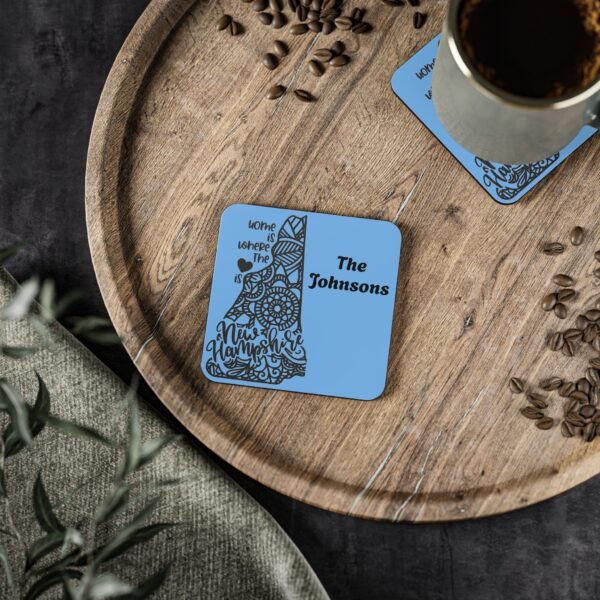 New Hampshire Coasters - Light Blue