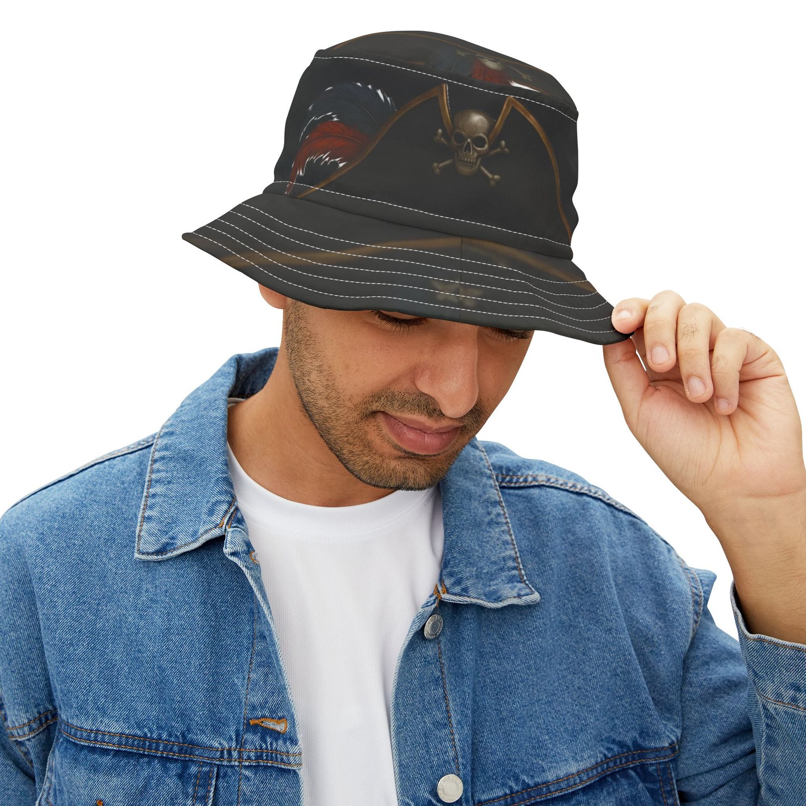 Pirate-Themed Bucket Hat - Image 5
