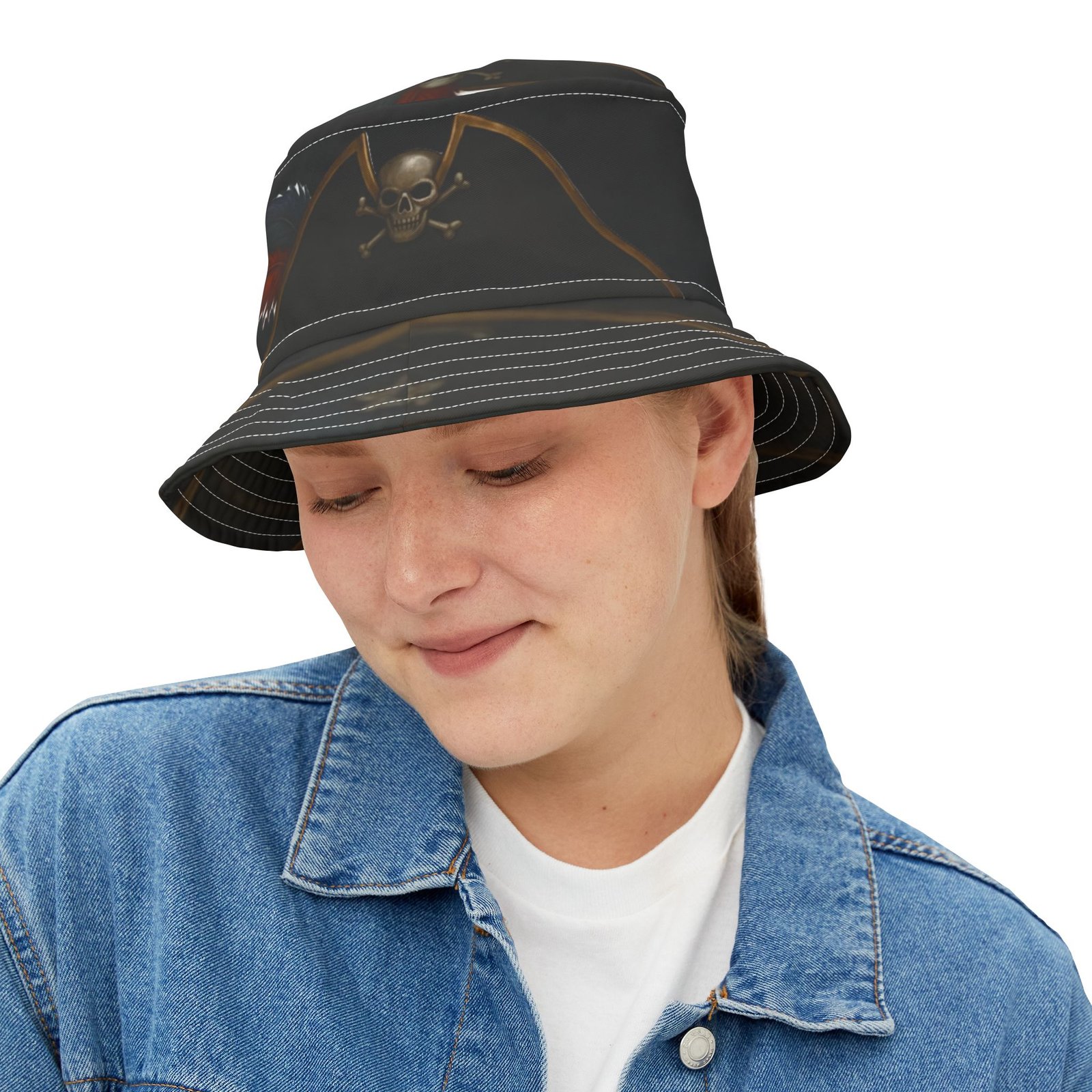 Pirate-Themed Bucket Hat - Image 6