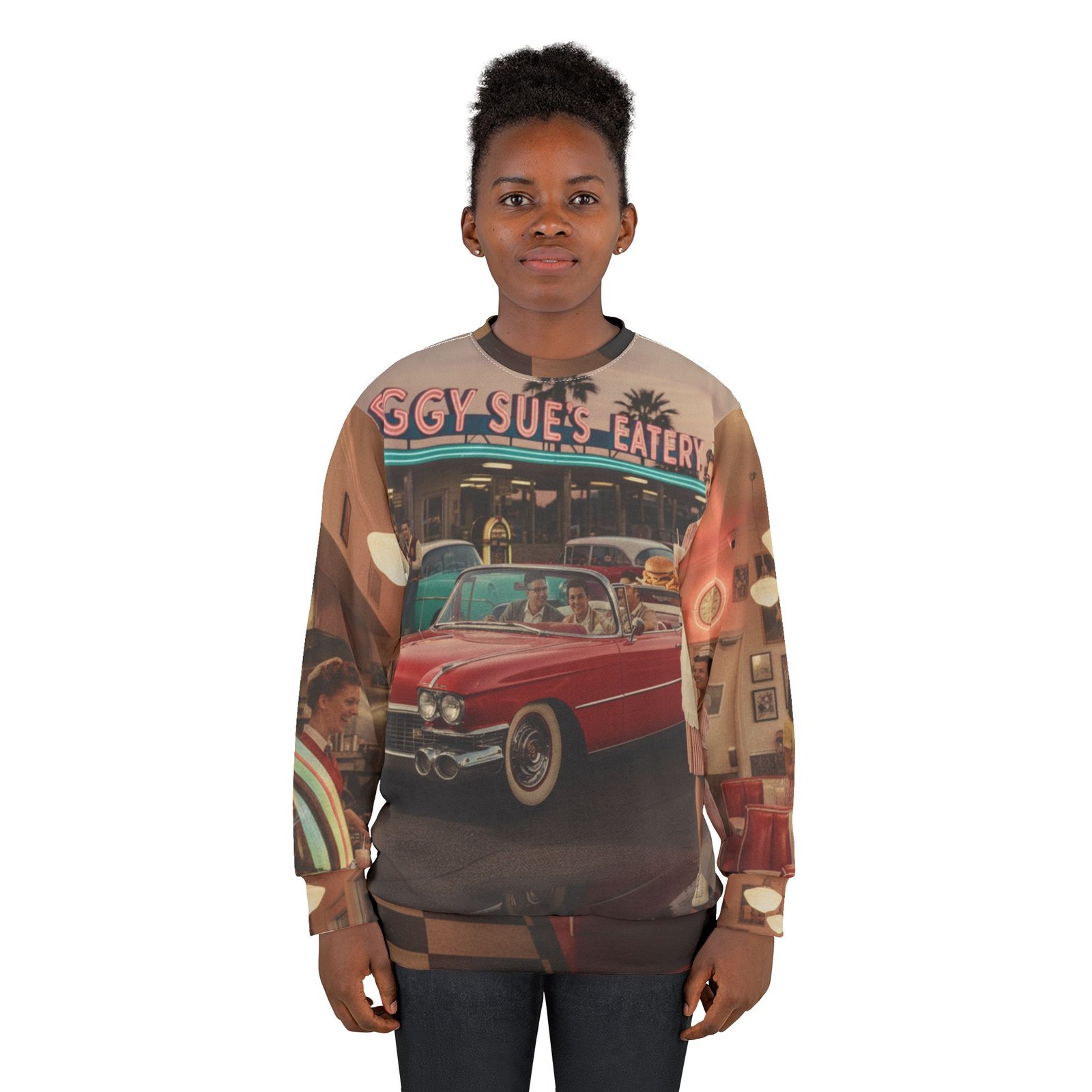 Retro Diner Sweatshirt - Image 4