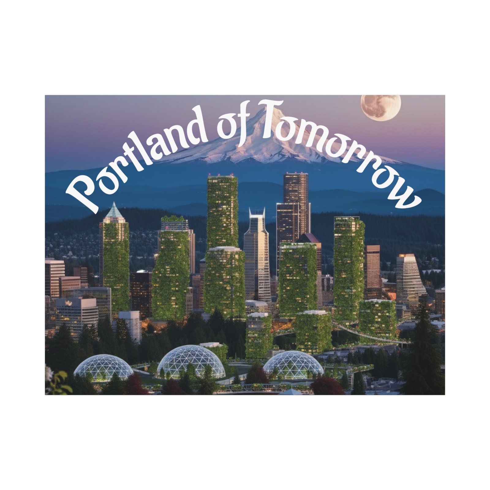 Portland of Tomorrow Canvas Print - Image 12
