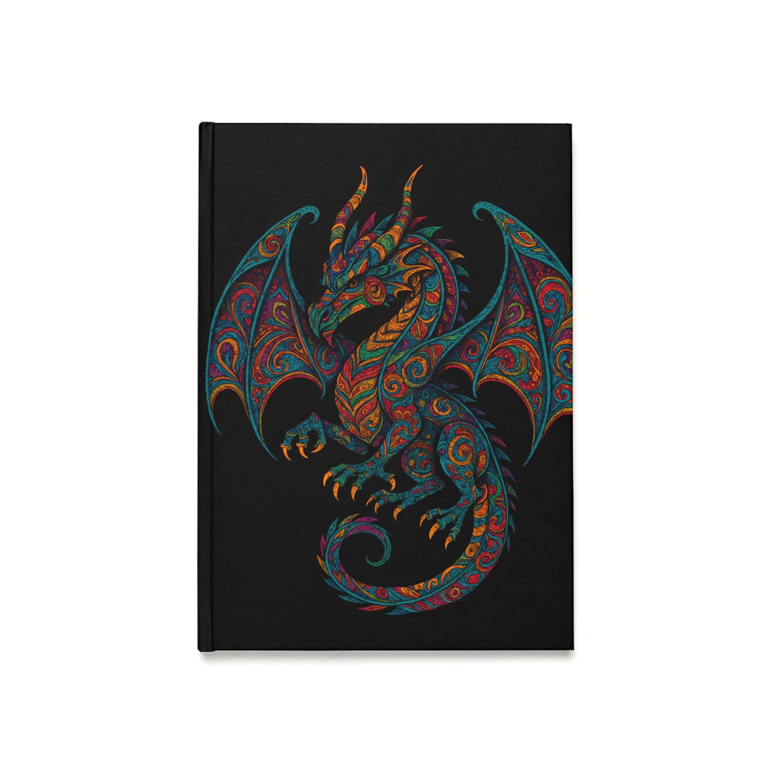 Colorful Dragon Hardcover Personalized Journal - Image 2