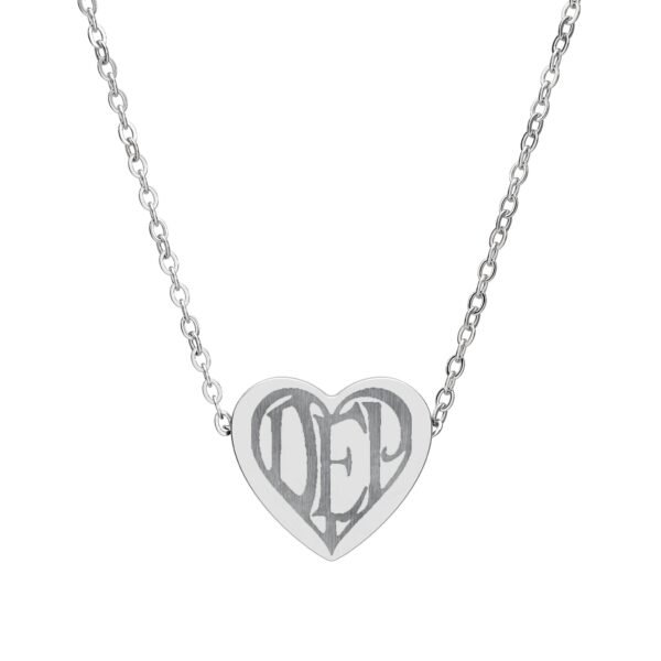 Personalized Engraved Heart Necklace