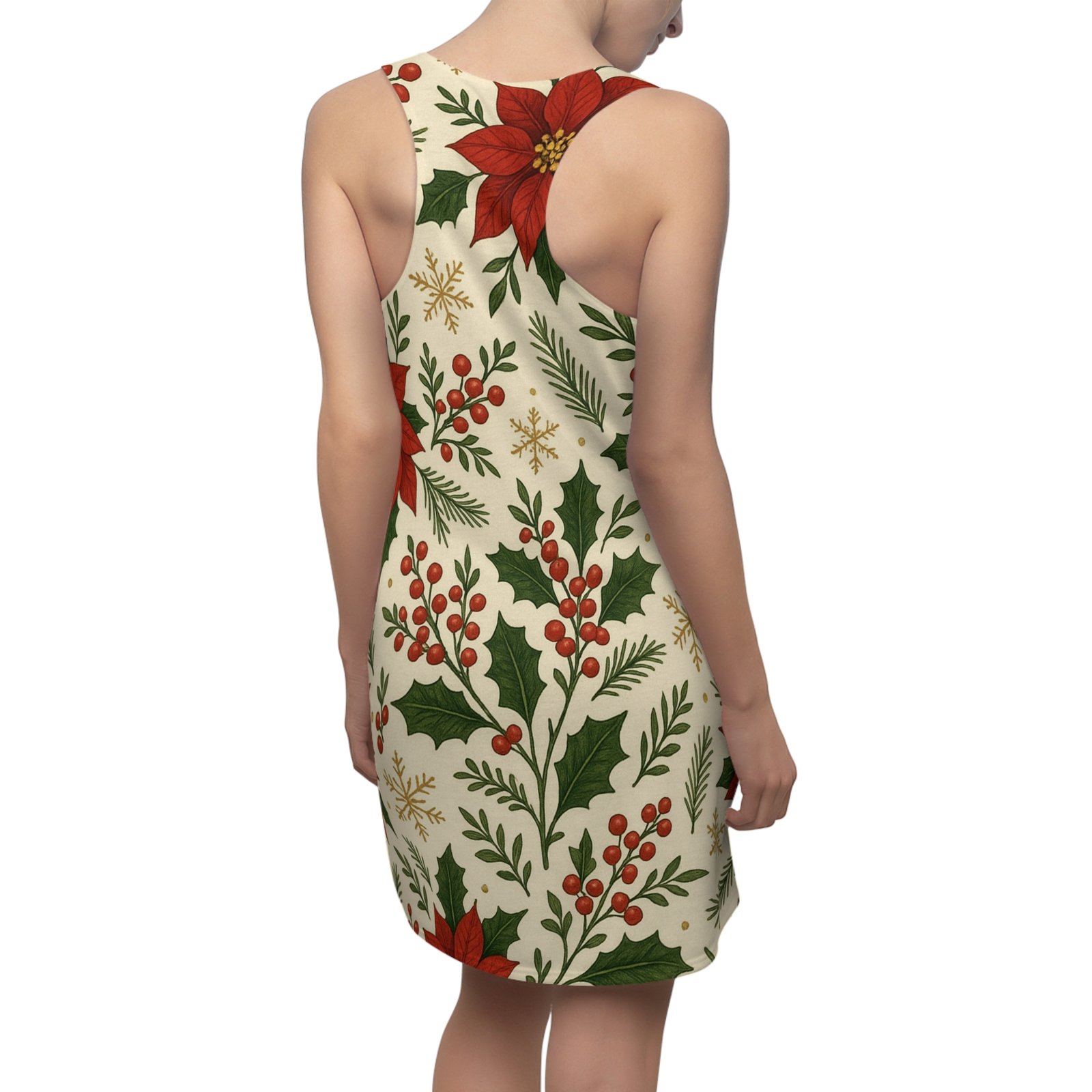 Festive Floral Racerback Dress - Image 3