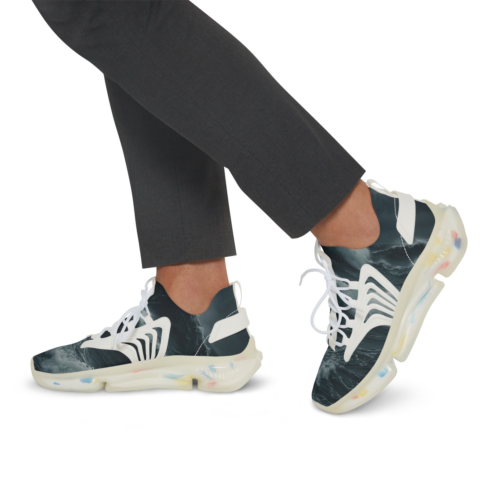 Men's Mesh Ocean Inspired Sneakers - Image 6