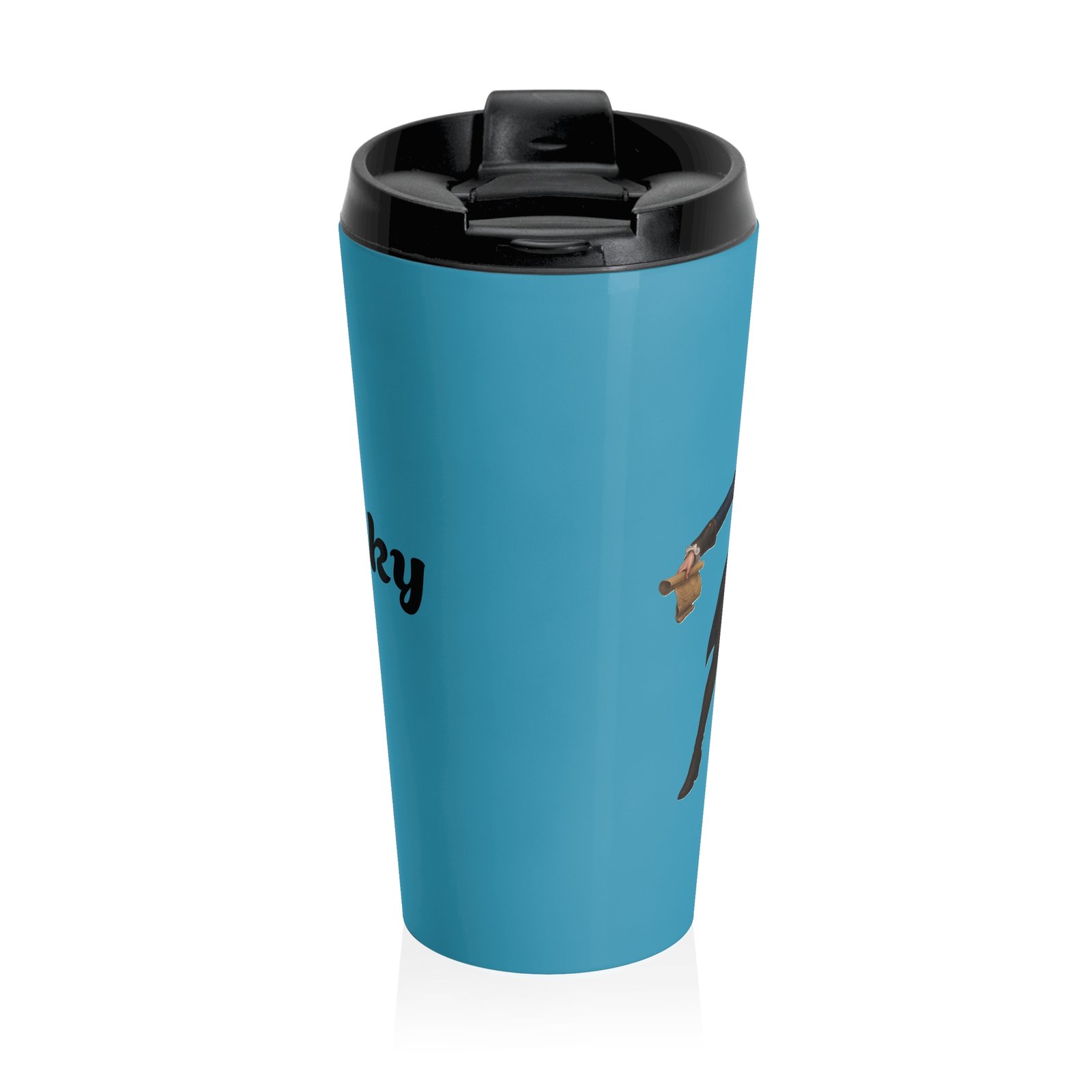 Personalized Lady Pirate Travel Mug - Image 5