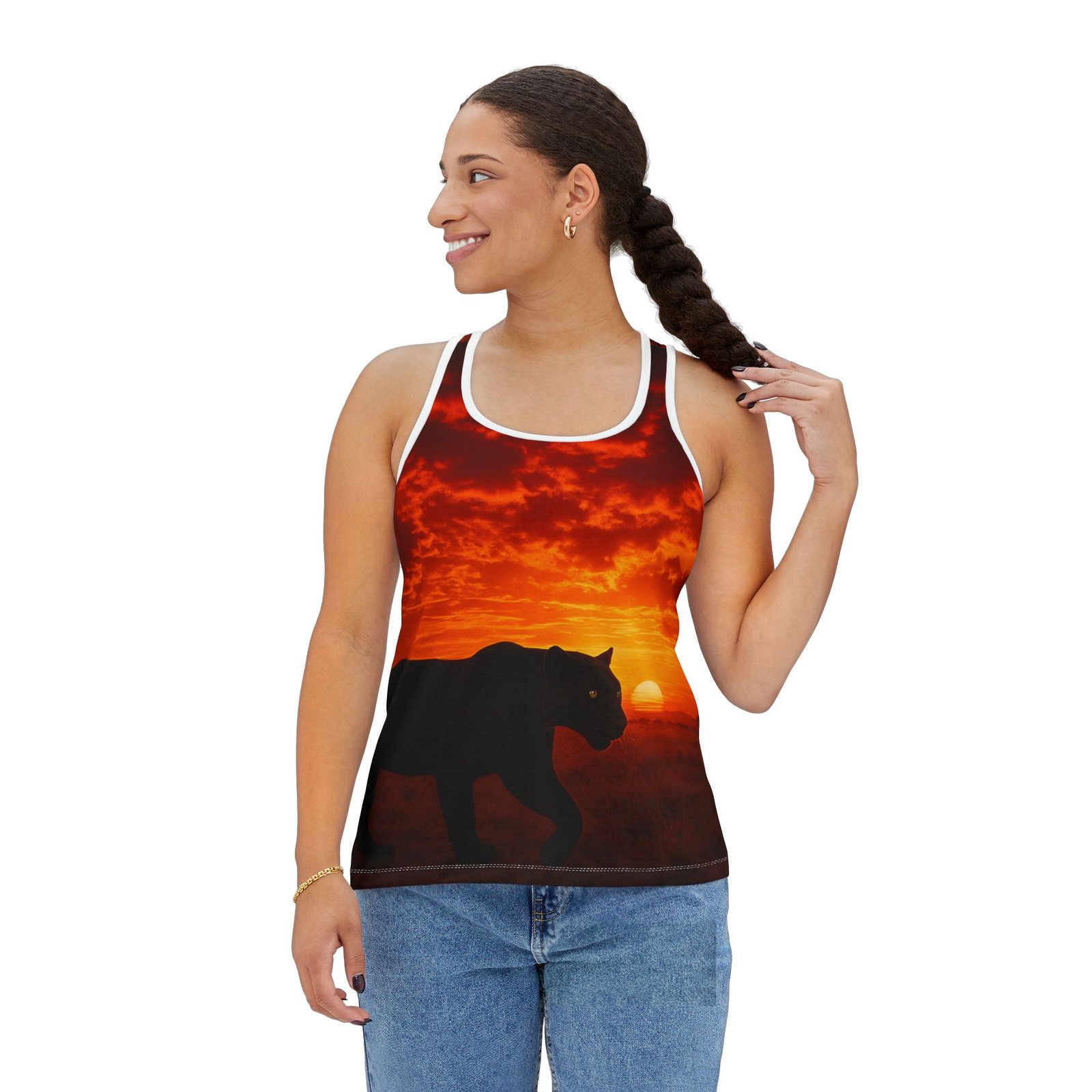 Sunset Silhouette Women's Tank Top - Image 3