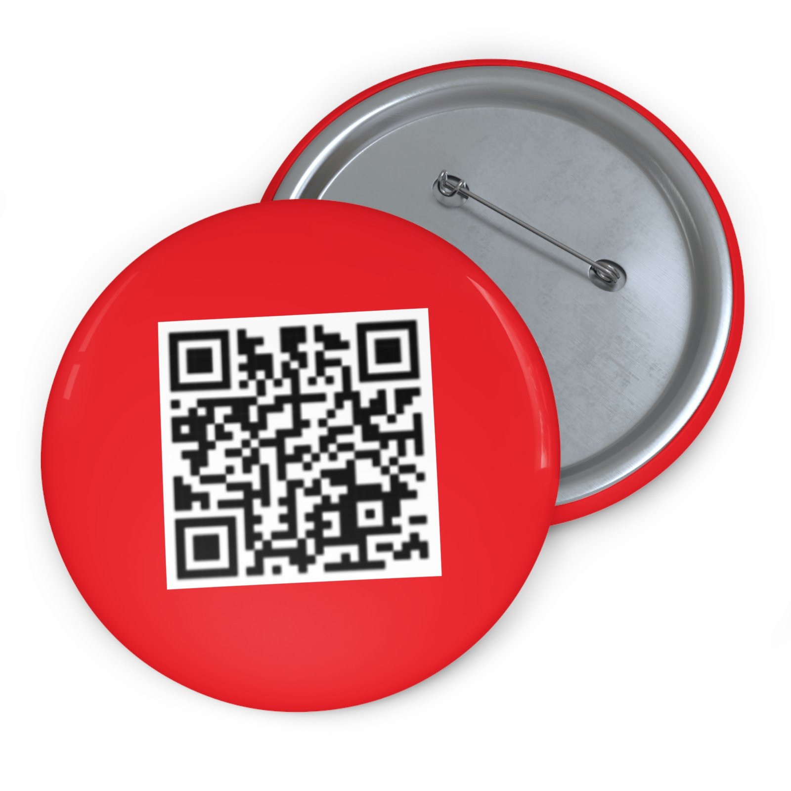 Personalized Custom QR Code Pin Buttons - Image 5