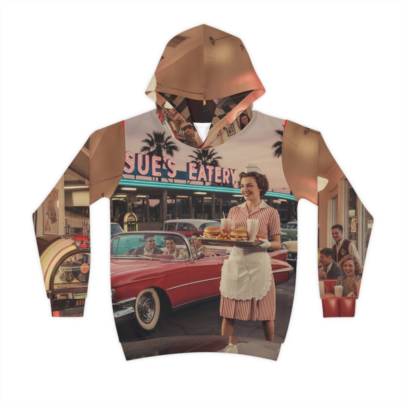 Retro Diner Children's Hoodie
