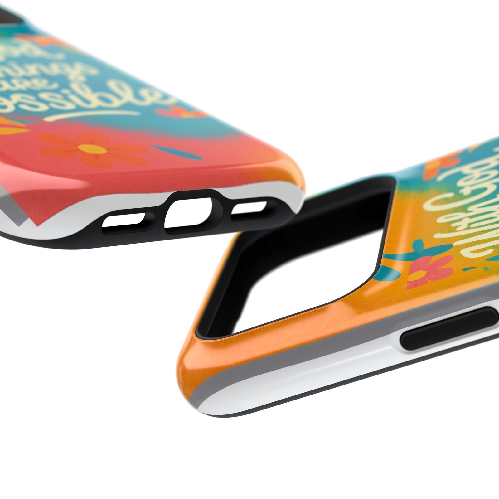 Colorful Phone Case with Inspirational Quote - Image 6