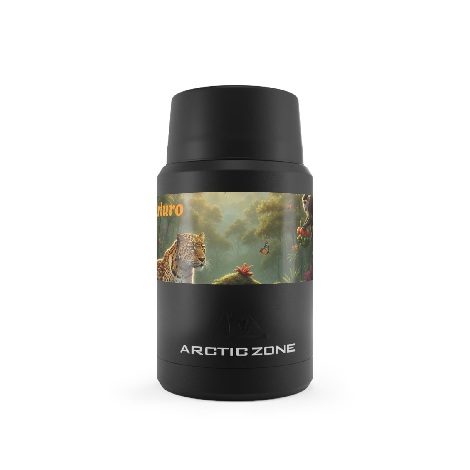 Personalized Spotted Leopard Food Storage - Insulated Titan Flask