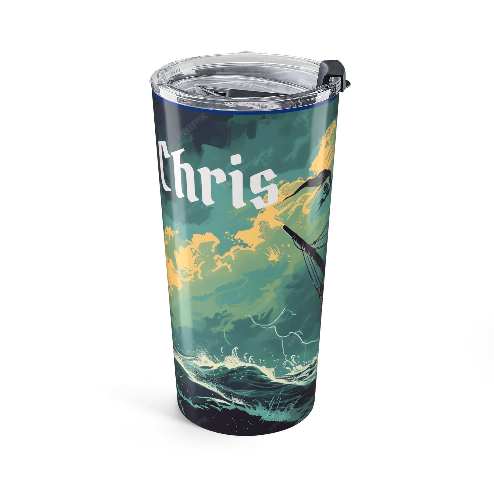 Personalized Nautical Adventure Tumbler, 20oz
