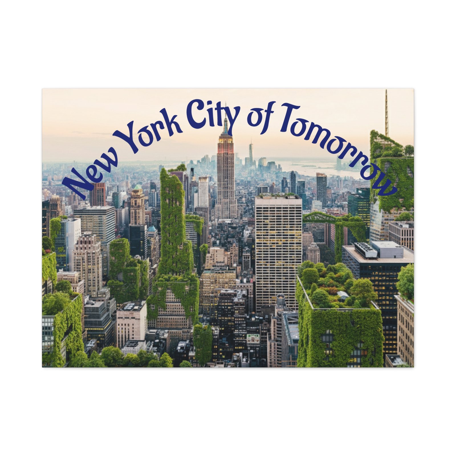 New York City of Tomorrow Canvas Print - Image 11