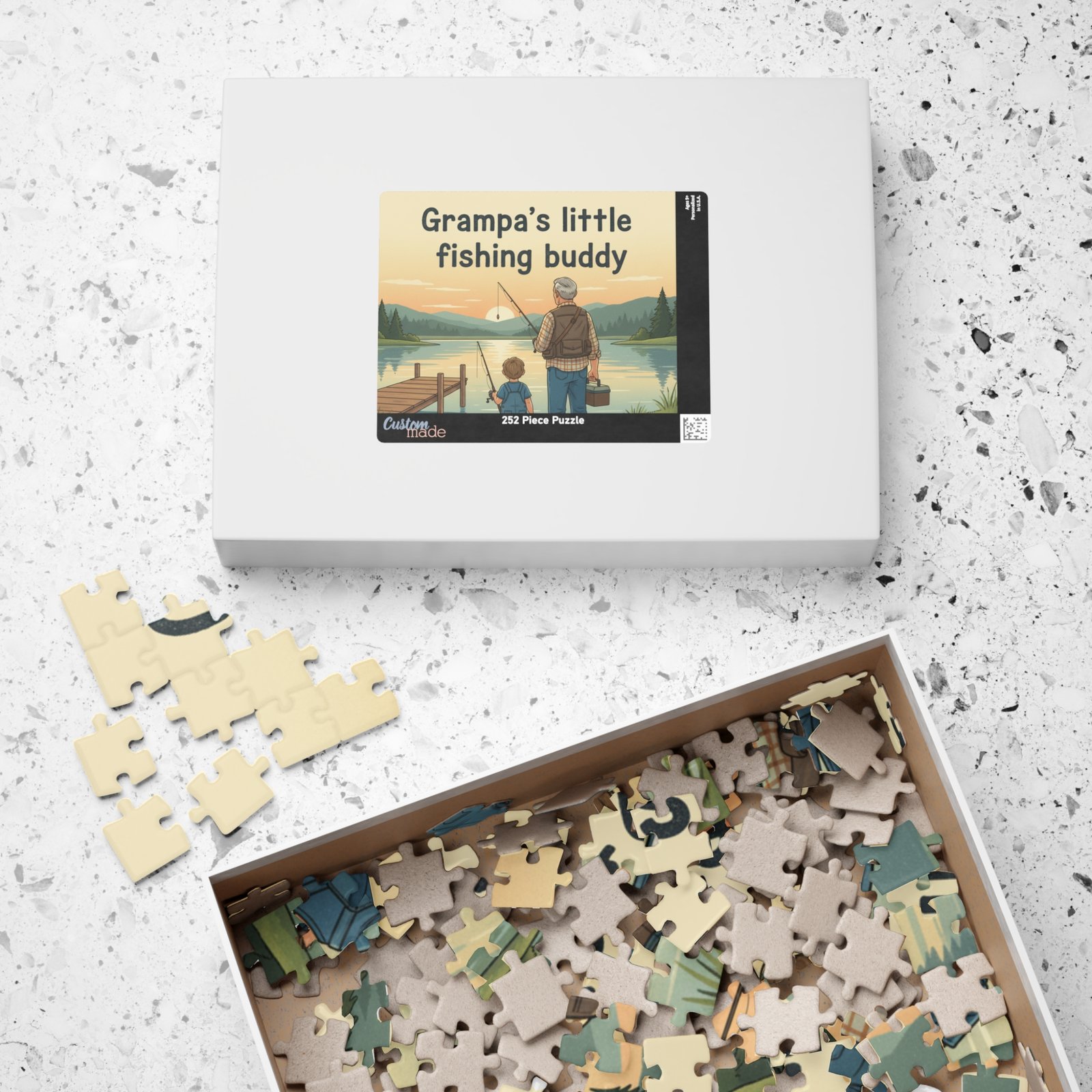 Fishing Buddy Puzzle for Grampa - Image 8