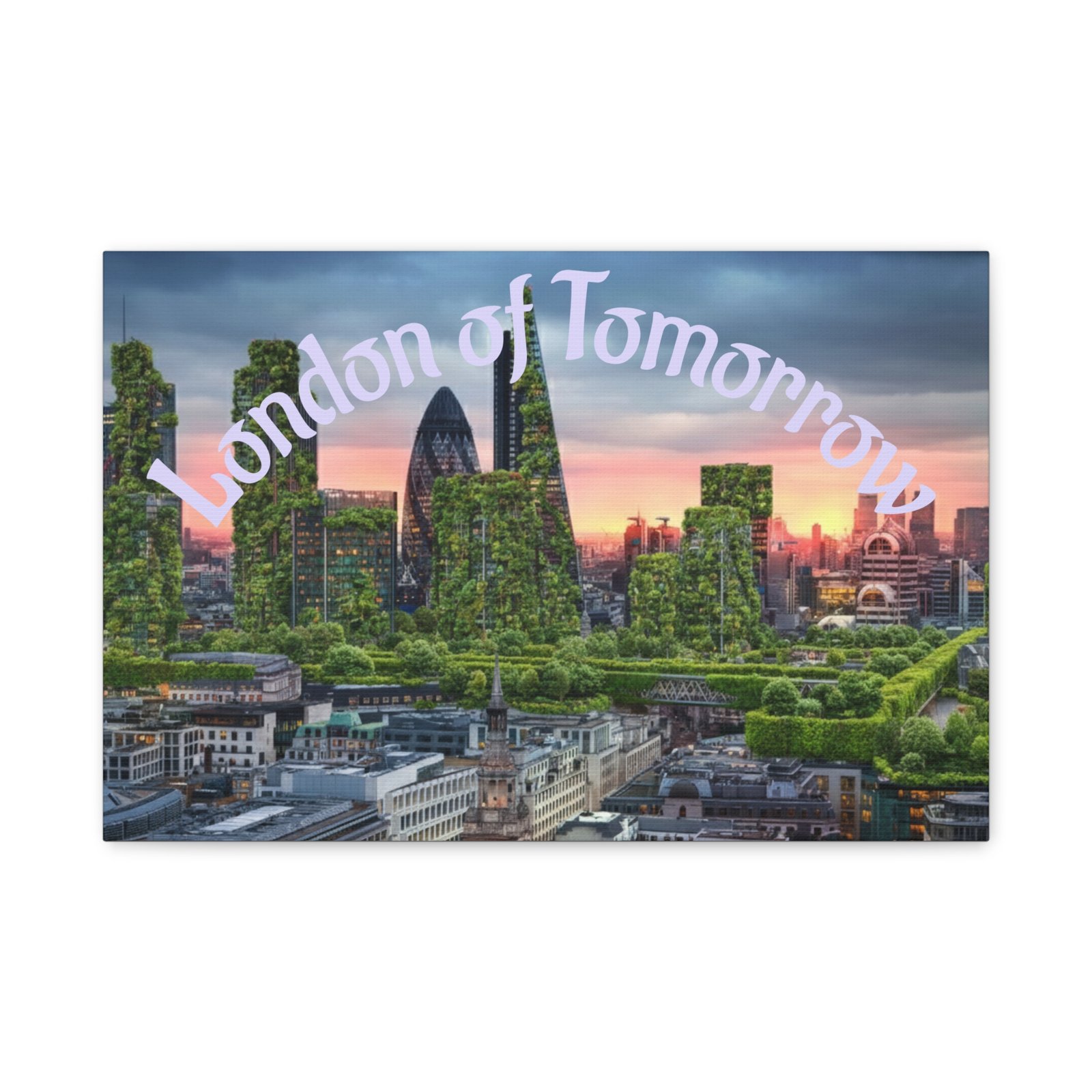 London of Tomorrow Canvas Print - Image 5