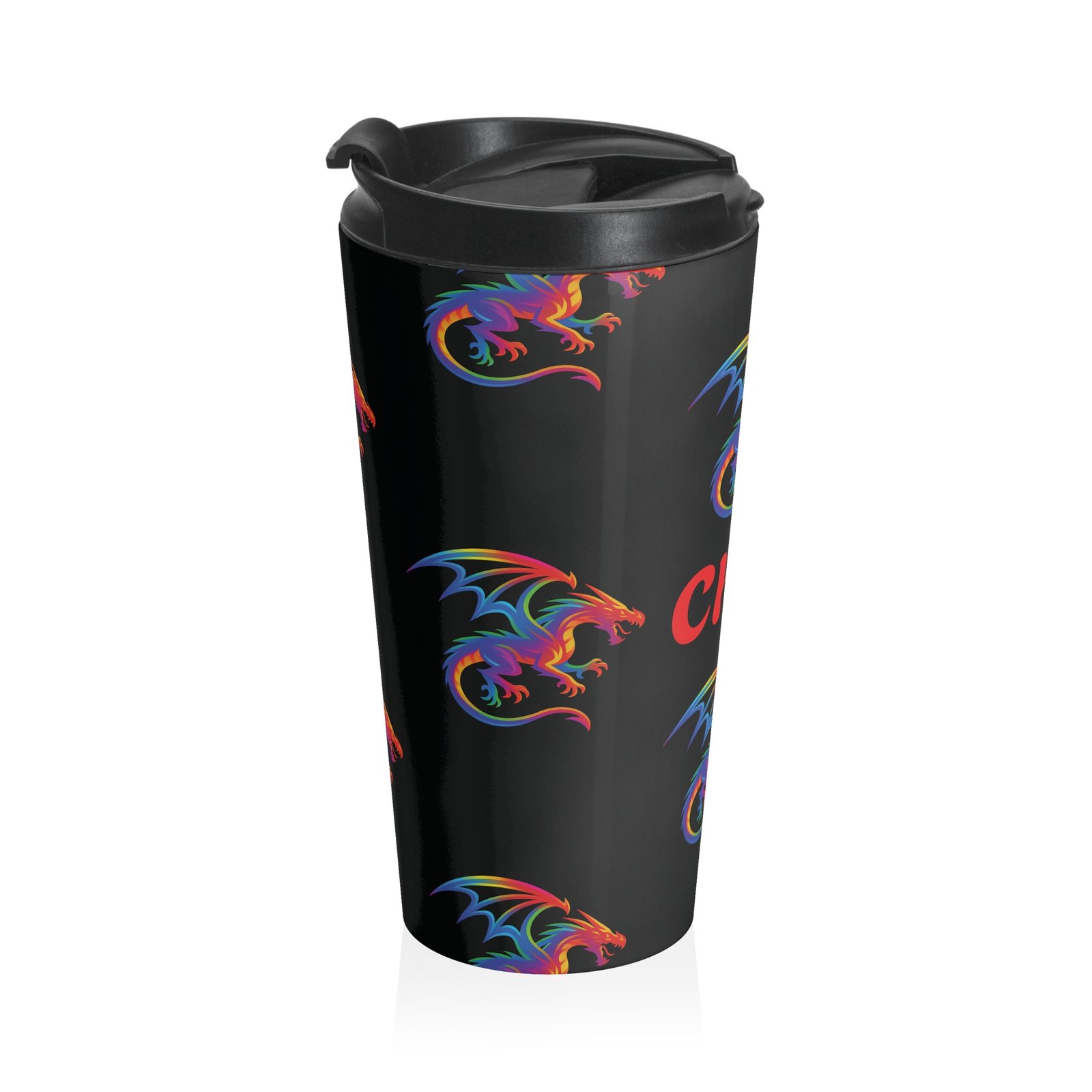 Vibrant Personalized Dragon Travel Mug - Image 3