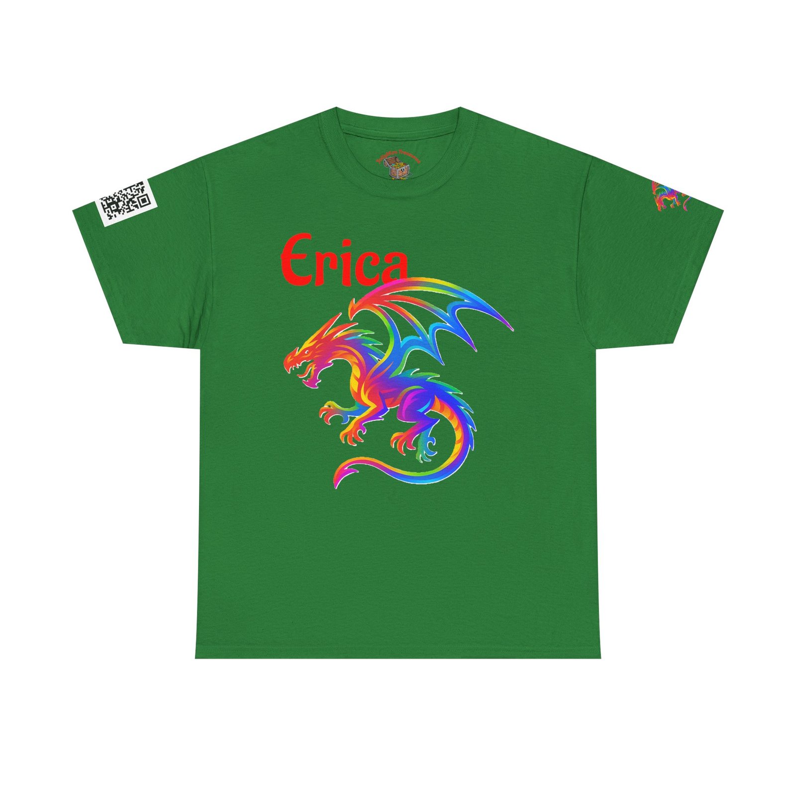 Personalized Colorful Dragon Graphic Tee - Image 9