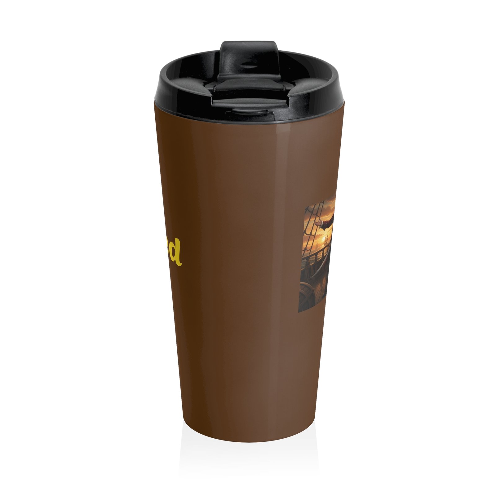 Personalized Pirate on the High Seas Travel Mug - Image 5