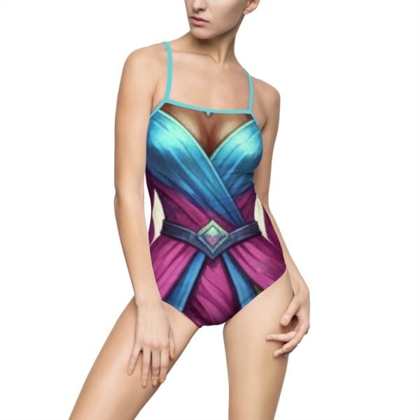 Women of Color Fantasy on the Beach One-Piece Swimsuit