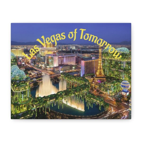 Las Vegas of Tomorrow Vibrant Canvas Print