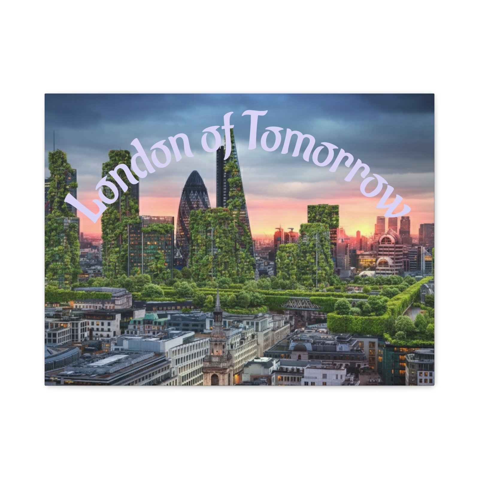London of Tomorrow Canvas Print - Image 7