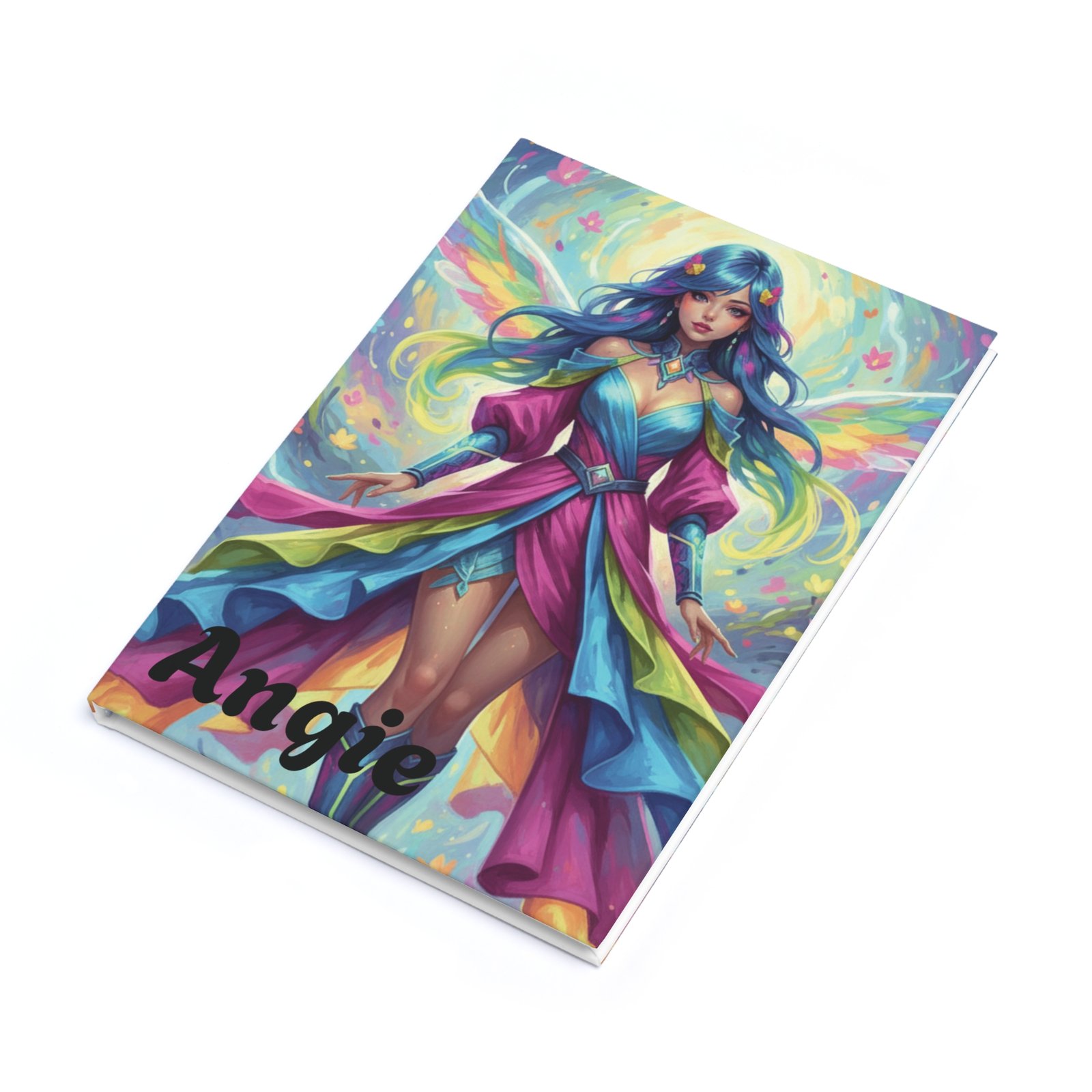 Fantasy Fairy Hardcover Journal, Personalized Notebook - Image 4