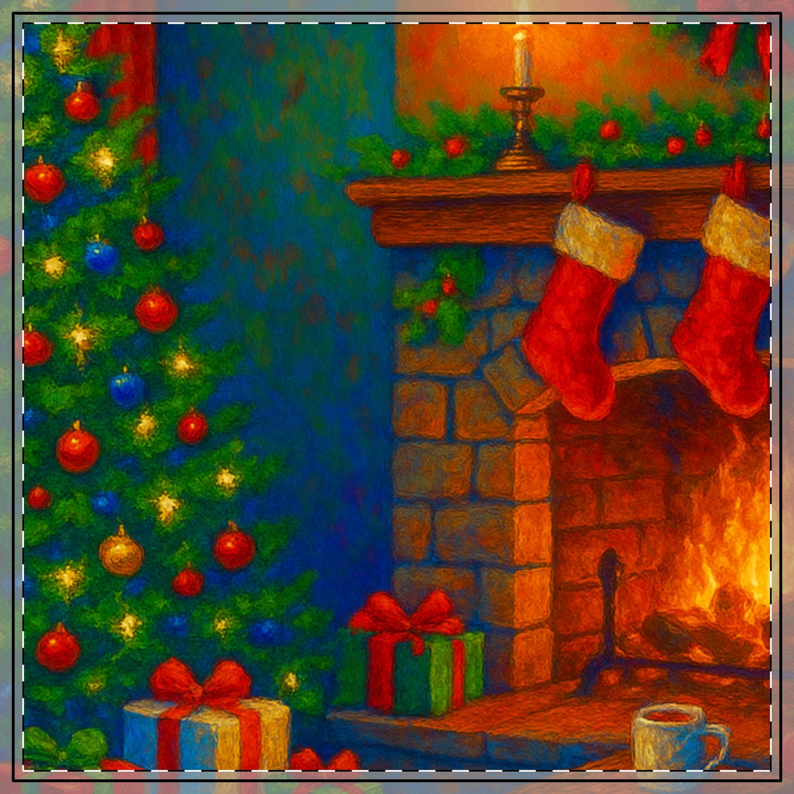 Cozy Holiday Tablecloth