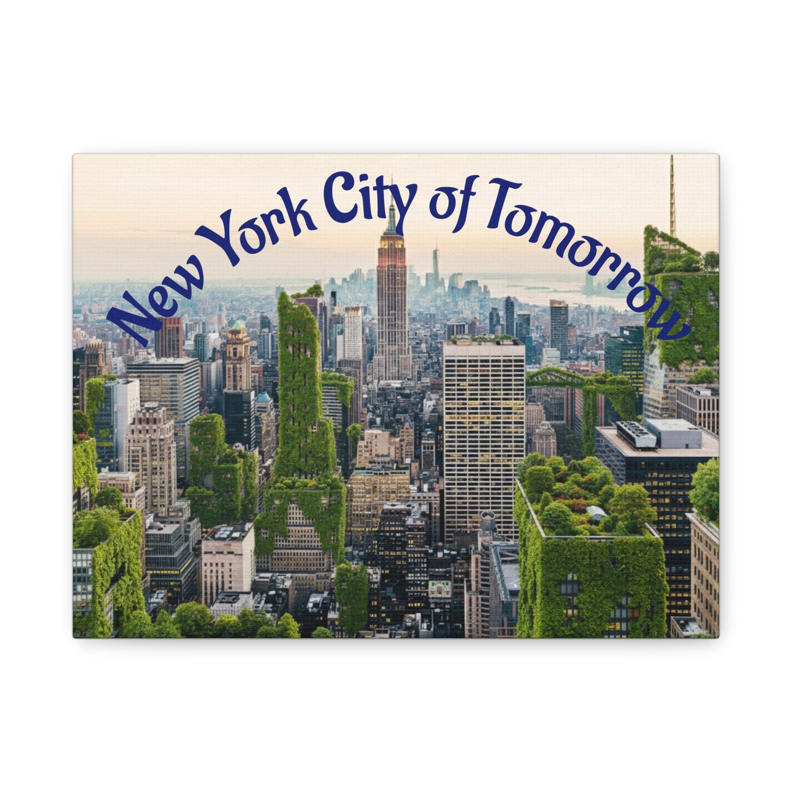 New York City of Tomorrow Canvas Print - Image 2