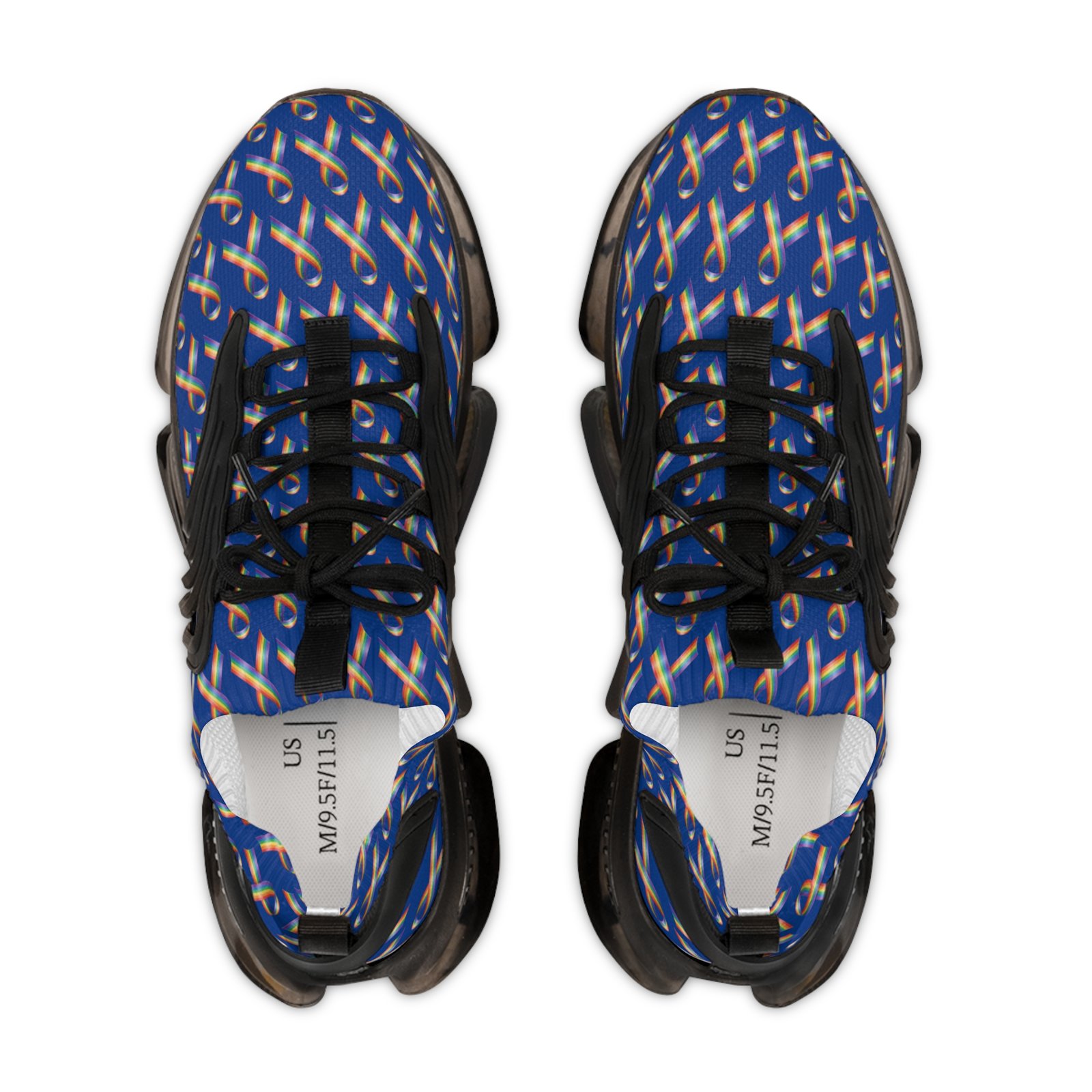 Diversity, Inclusivity, Integrity, and Equality Men's Mesh Sneakers - Image 8