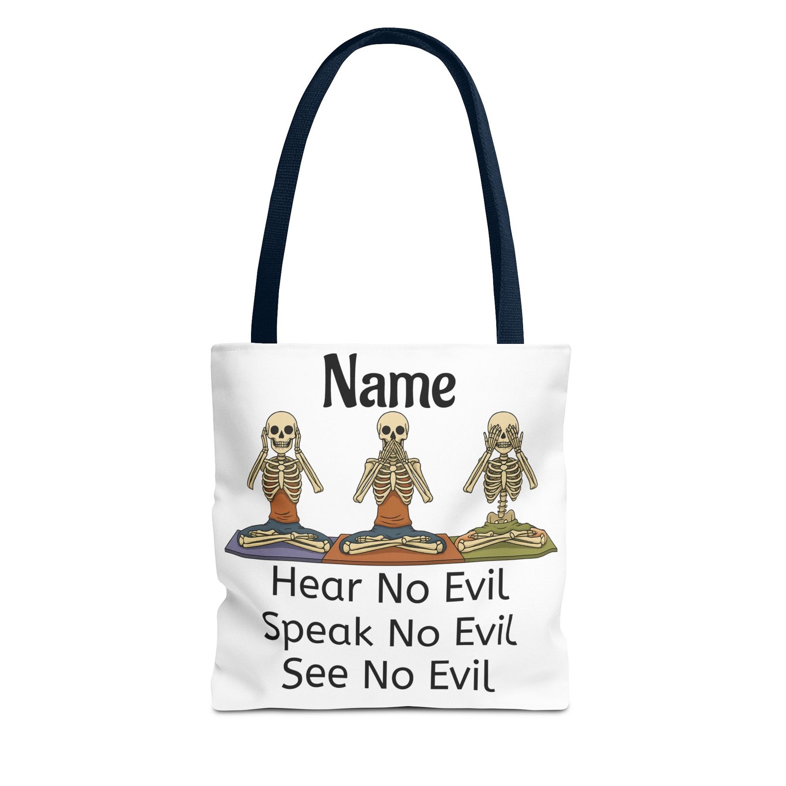 Personalized Funny Skeleton Tote Bag - Image 15