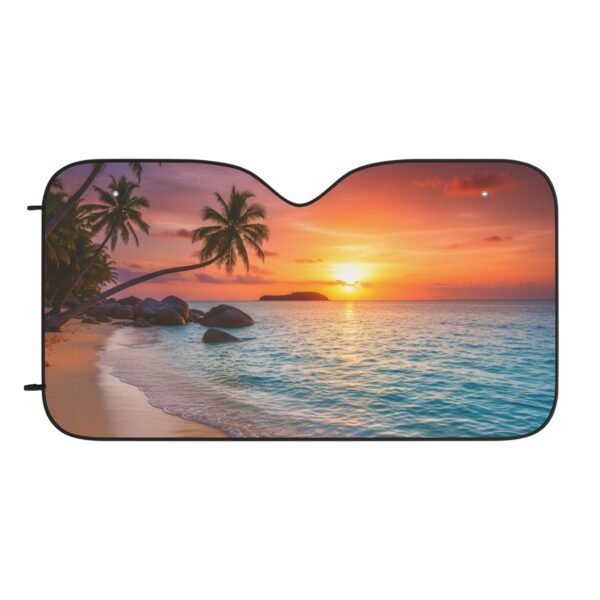 Beach Sunset Car Sun Shades