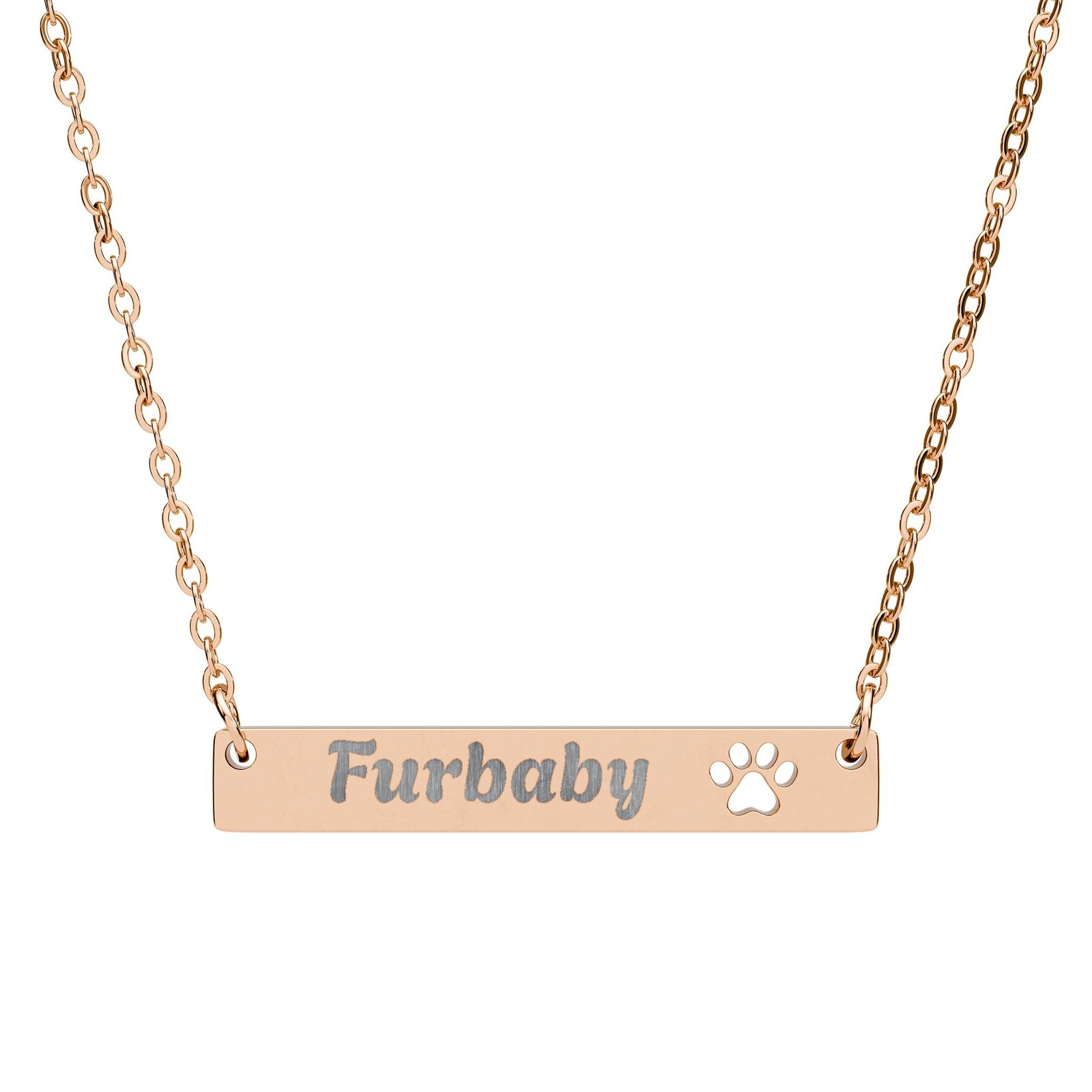 Fur-Dedicated Paw Necklace Personalized Pet Jewelry - Image 3