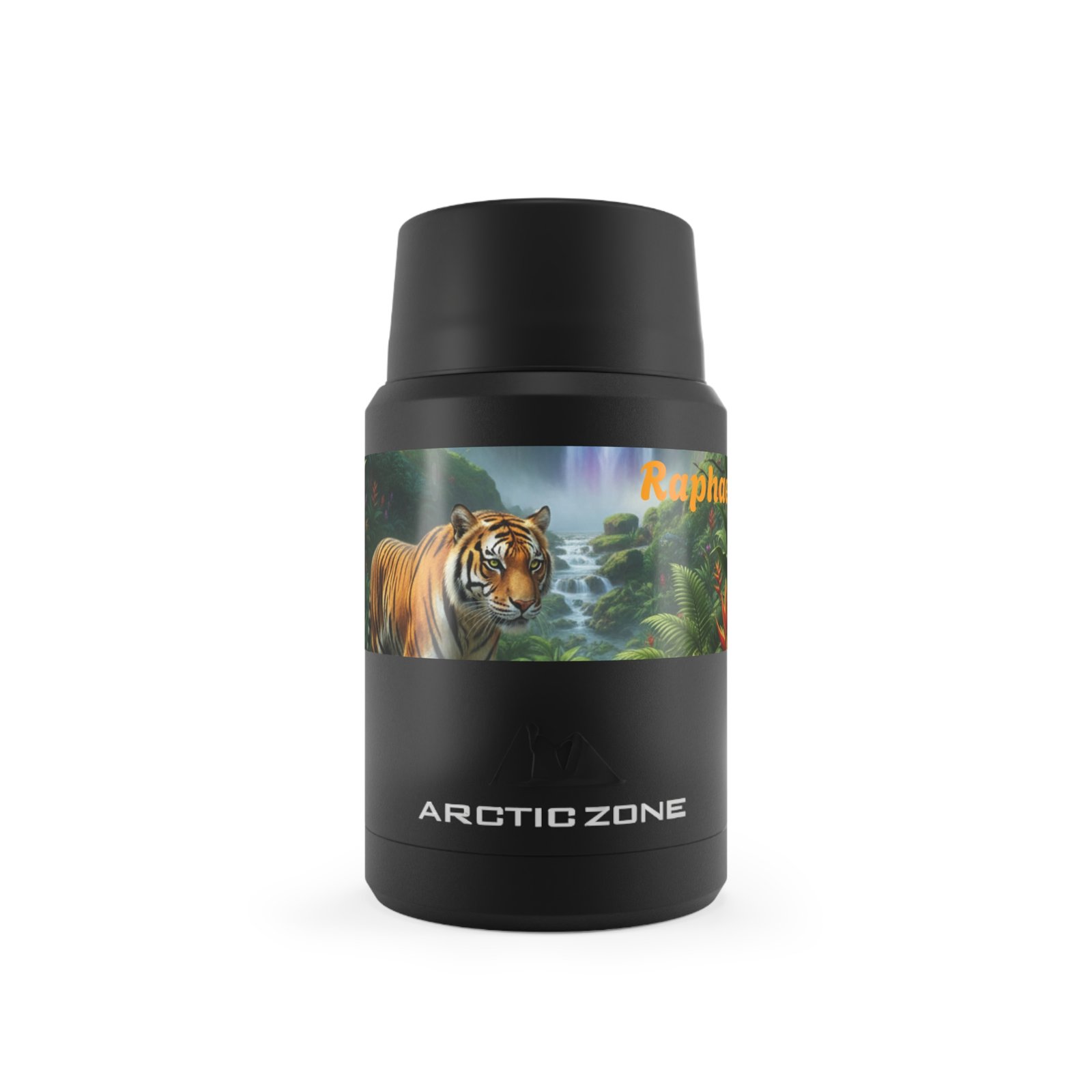 Personalized Tiger and Waterfall Food Storage - Insulated Titan Flask