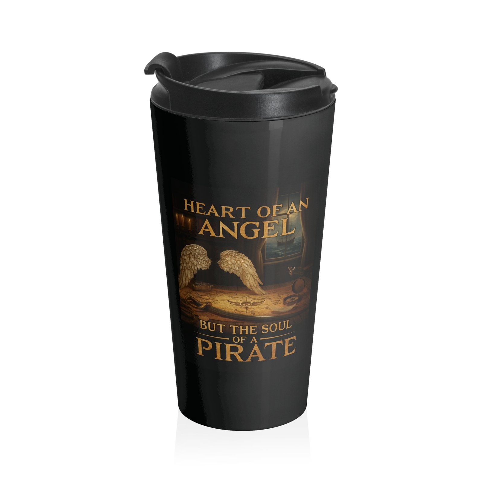 Personalized Soul and Wings Travel Mug
