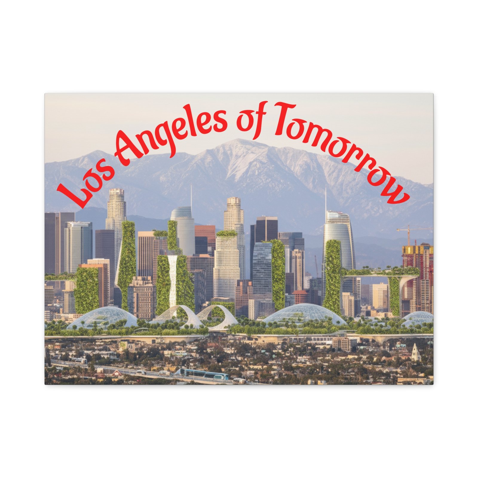 Los Angeles of Tomorrow Canvas Print - Image 7