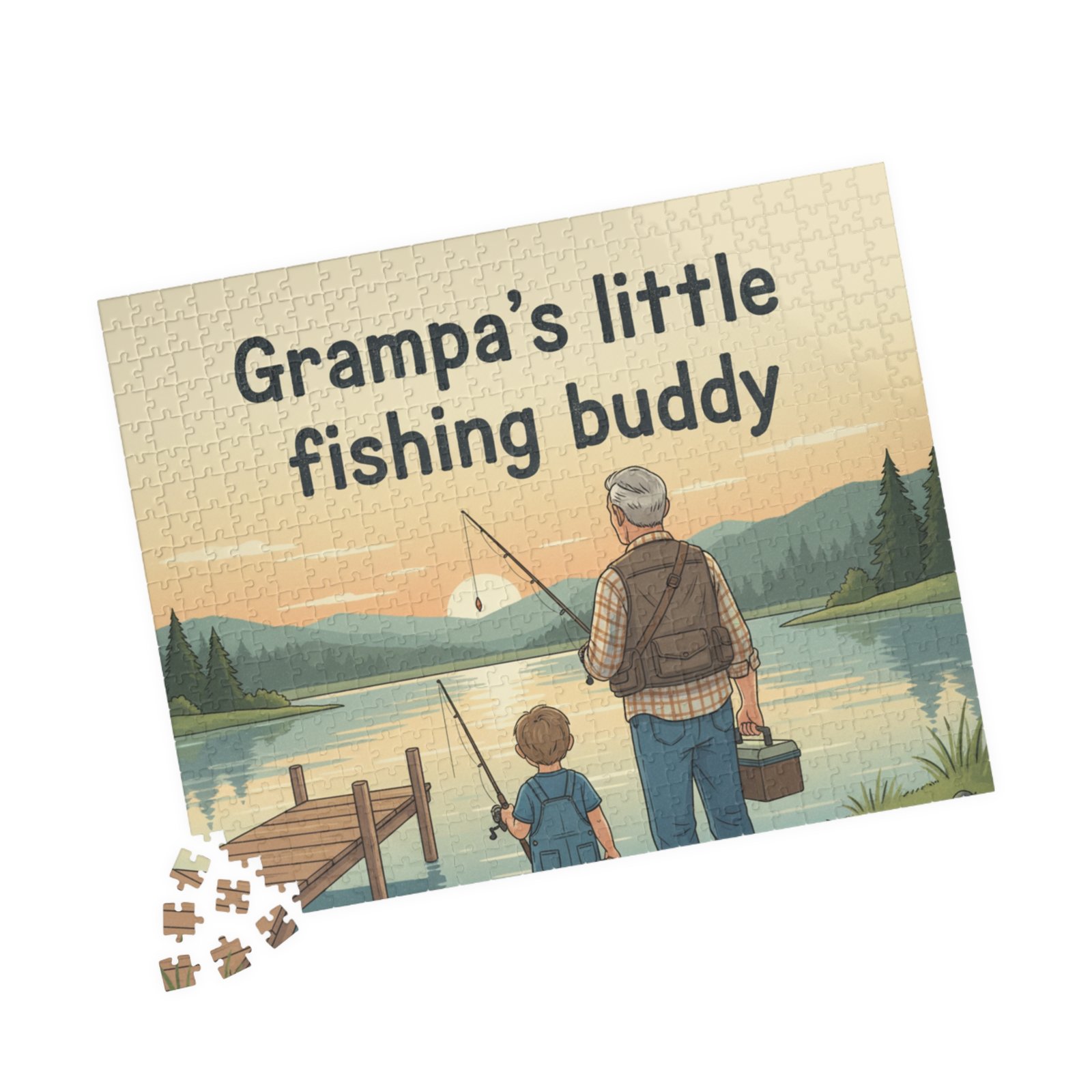 Fishing Buddy Puzzle for Grampa - Image 11