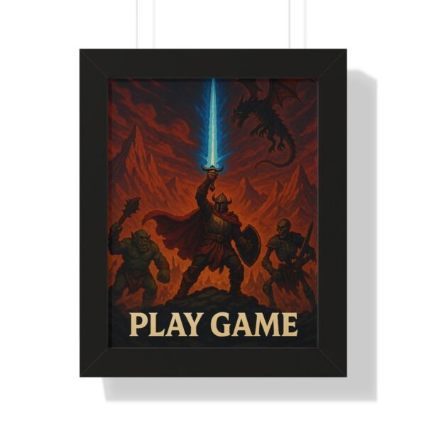 Framed Gaming Poster