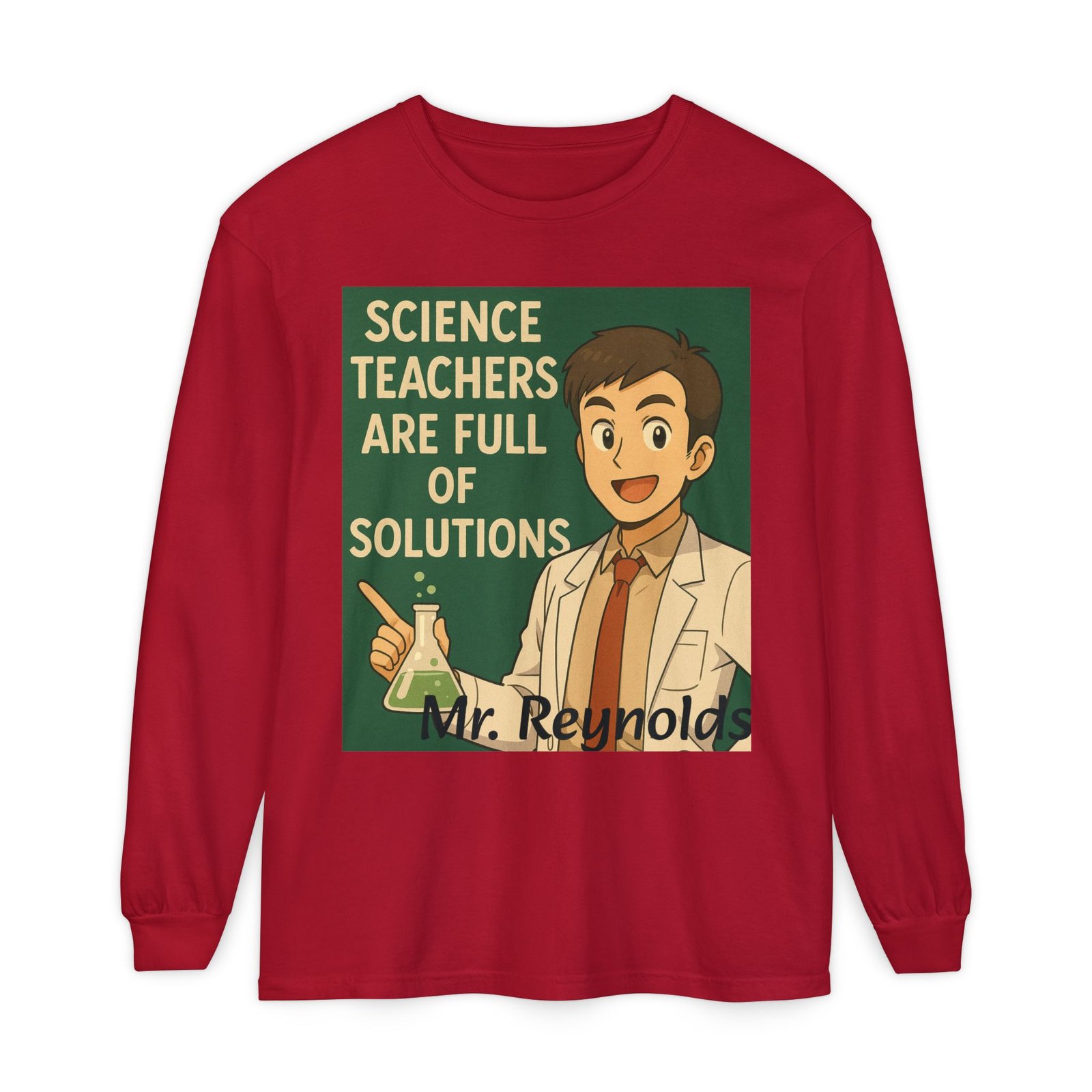 Personalized Science and Motivational Long Sleeve T-Shirt - Image 6