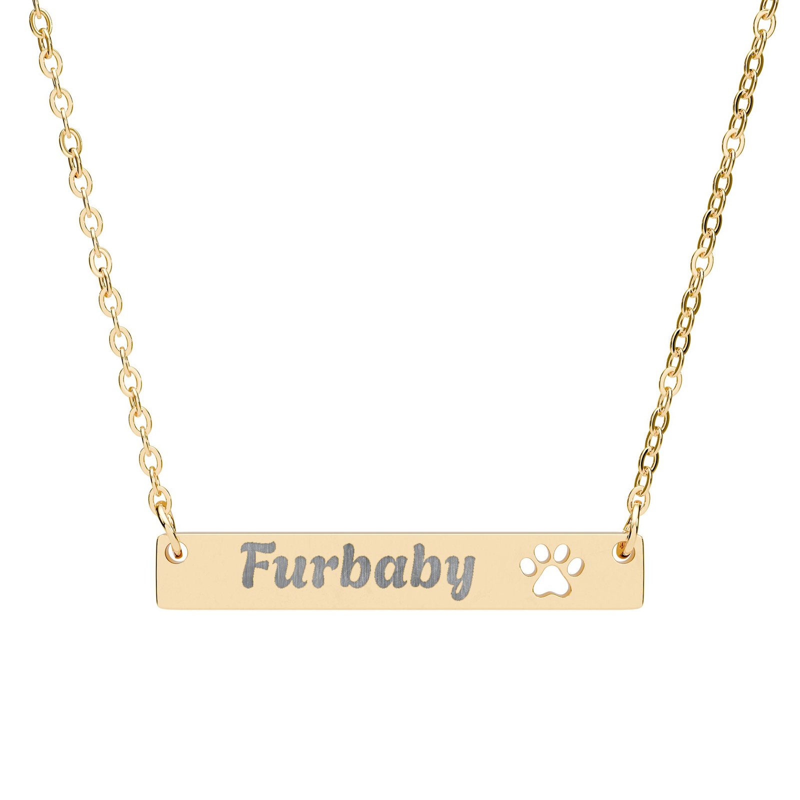 Fur-Dedicated Paw Necklace Personalized Pet Jewelry - Image 4
