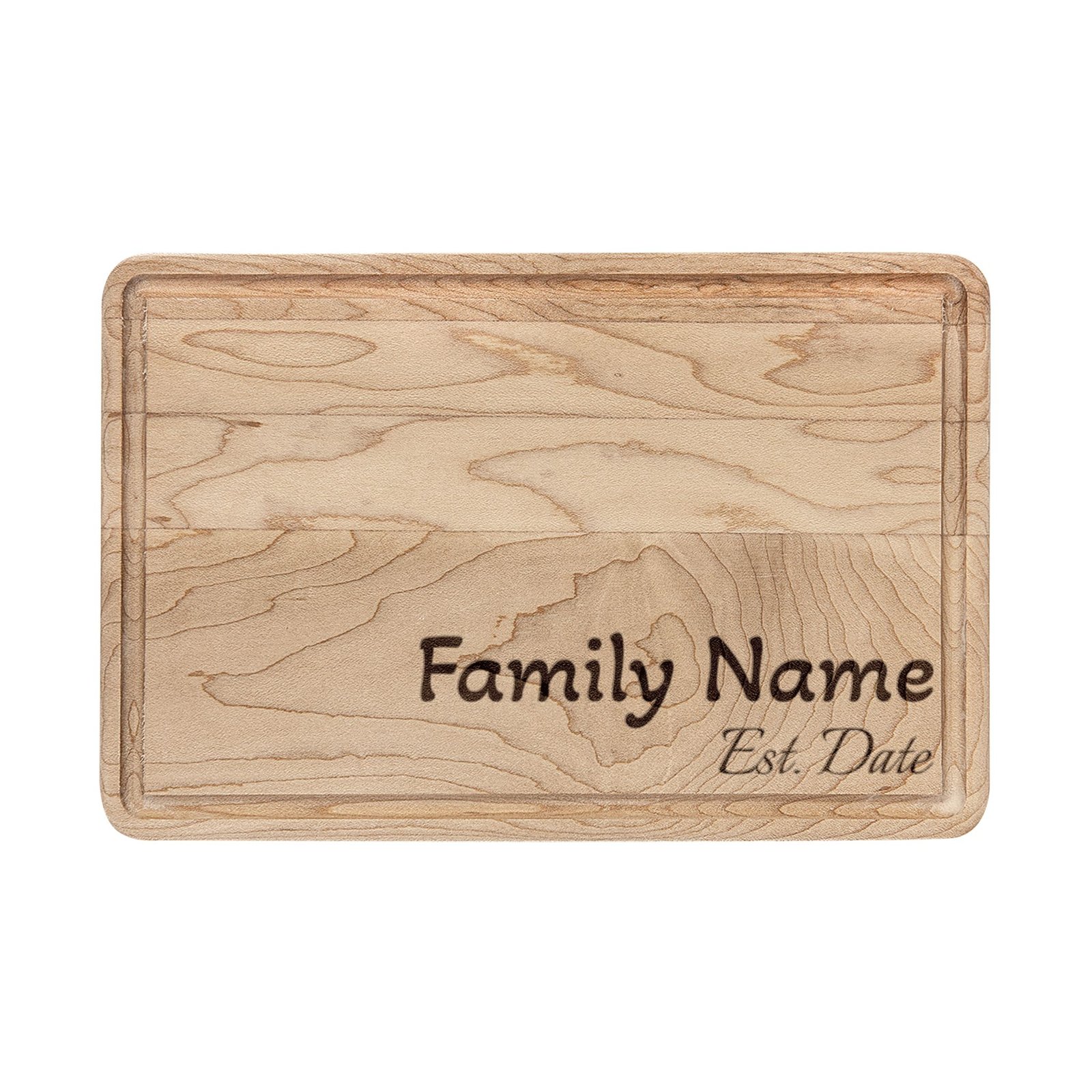 Personalized Engraved Wooden Cutting Board