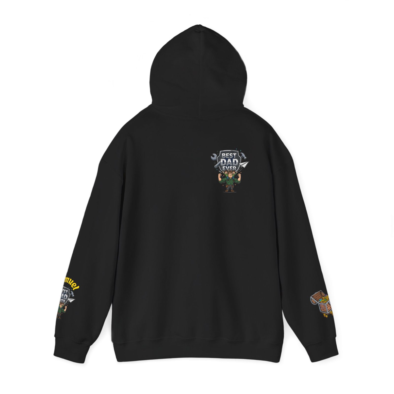 Personalized Best Dad Ever Hoodie - Image 3