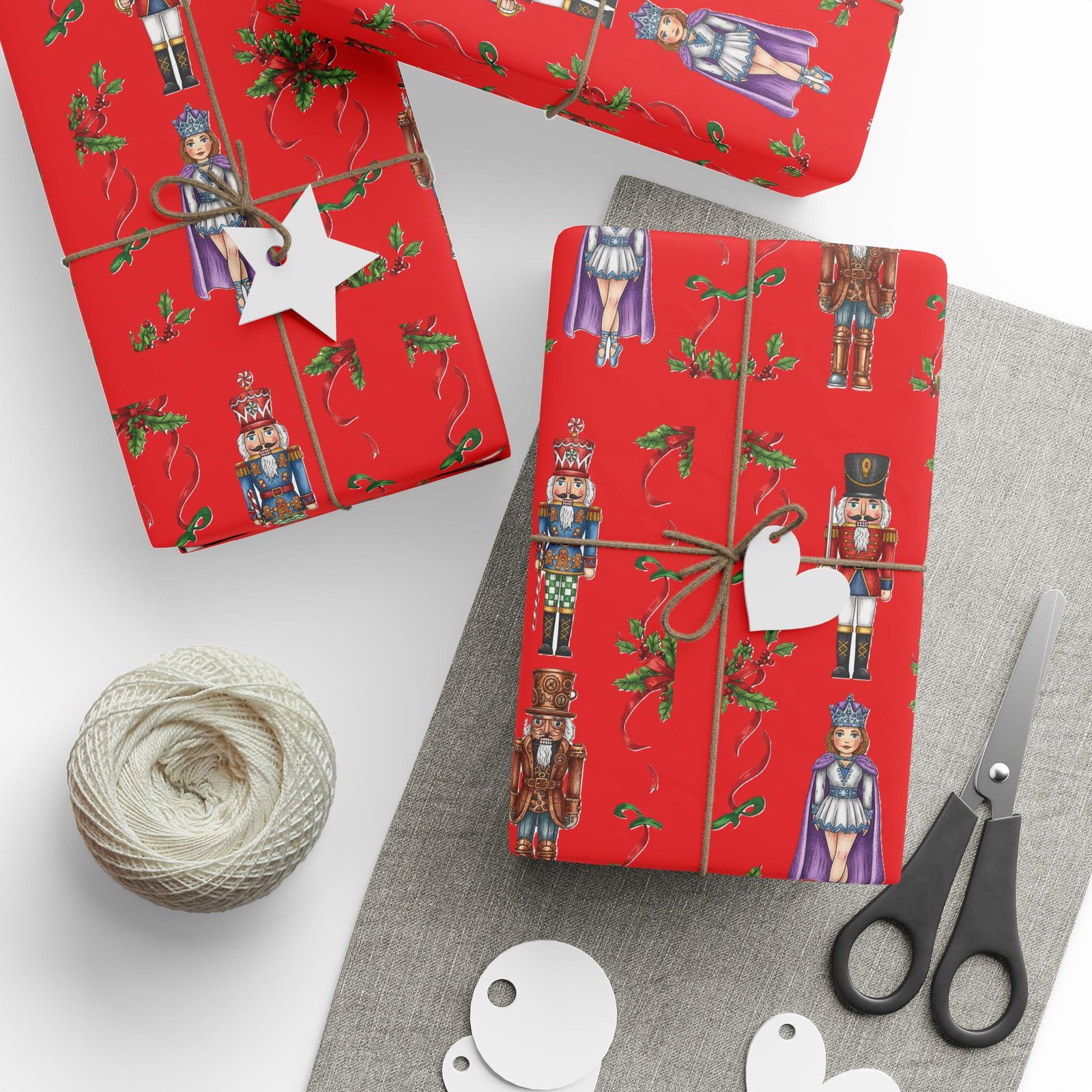 Festive Nutcracker Wrapping Paper - Image 3