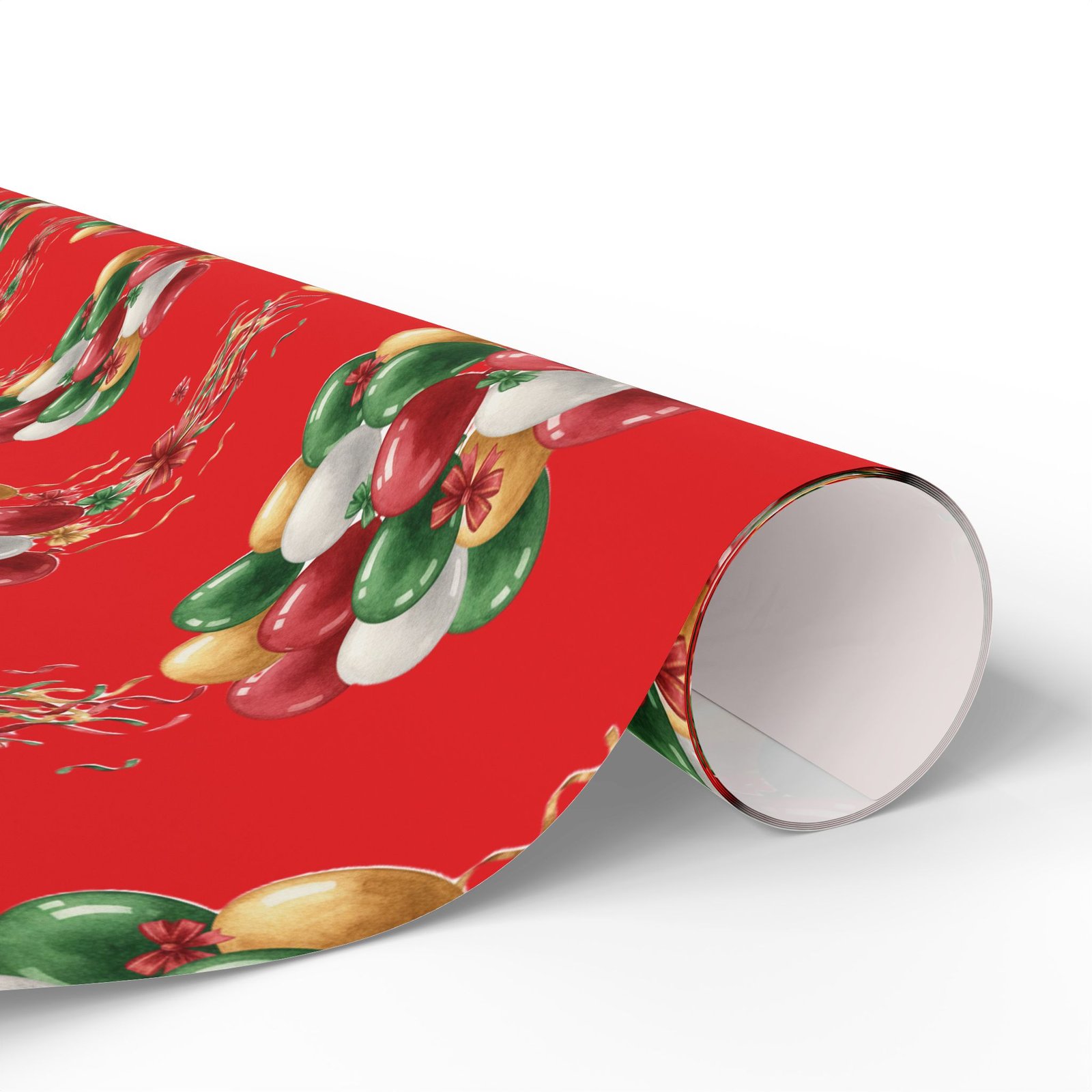 Festive Balloons with Ribbons Wrapping Paper - Image 2
