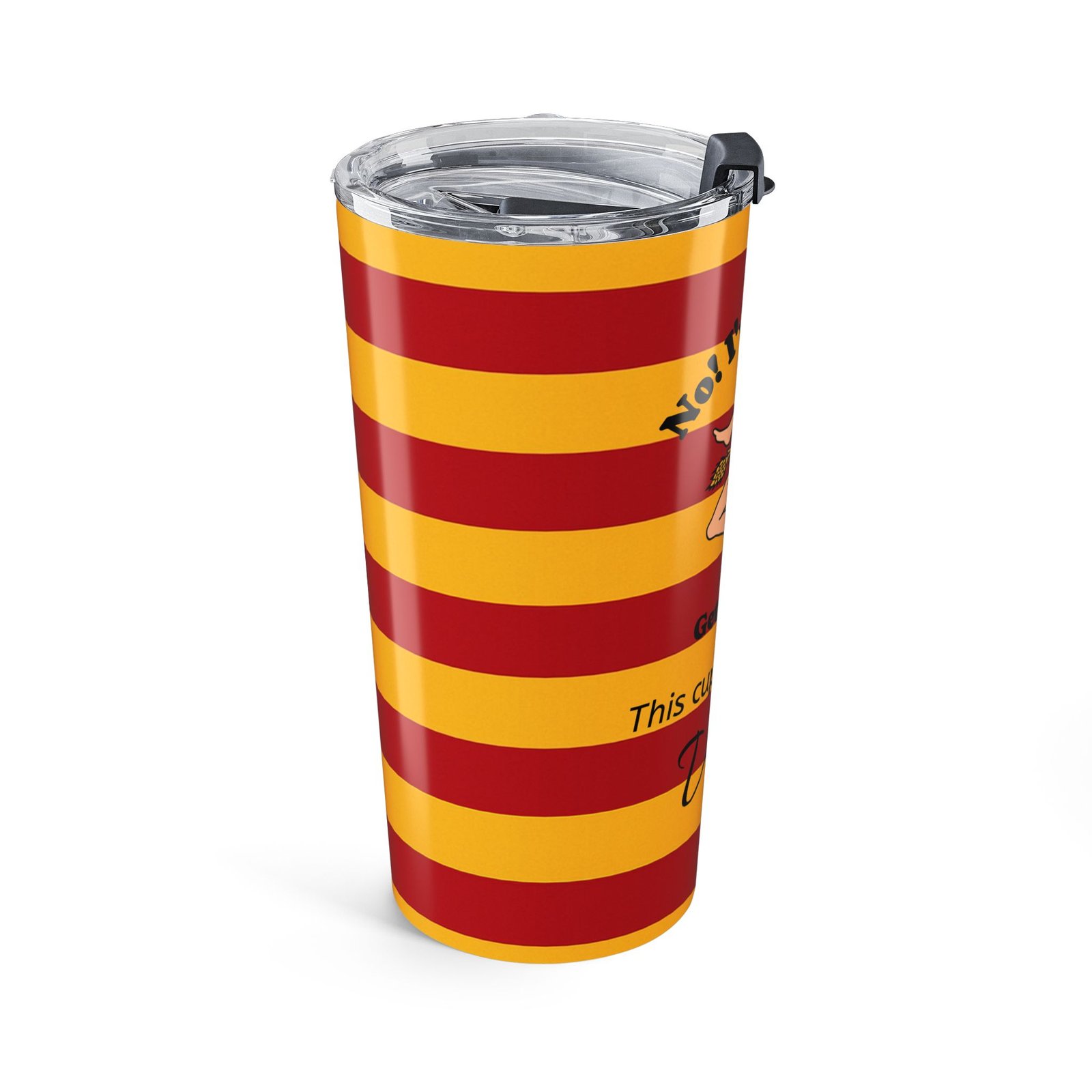 Personalized Sicilian Pride Travel Tumbler 20oz Stainless Steel with Trinacria Design - Image 3