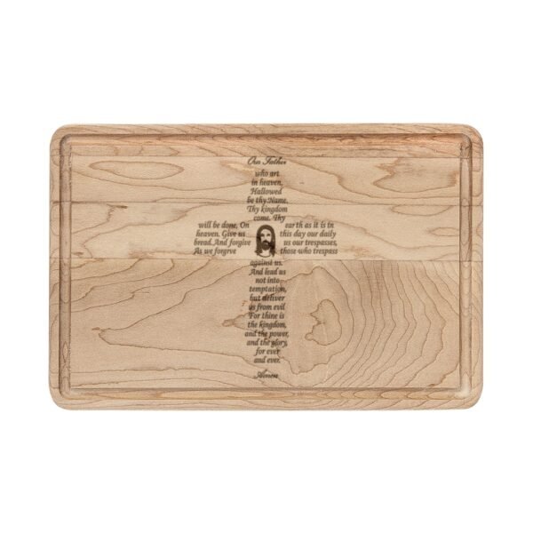 Personalized Engraved The Lord's Prayer Wooden Cutting Board