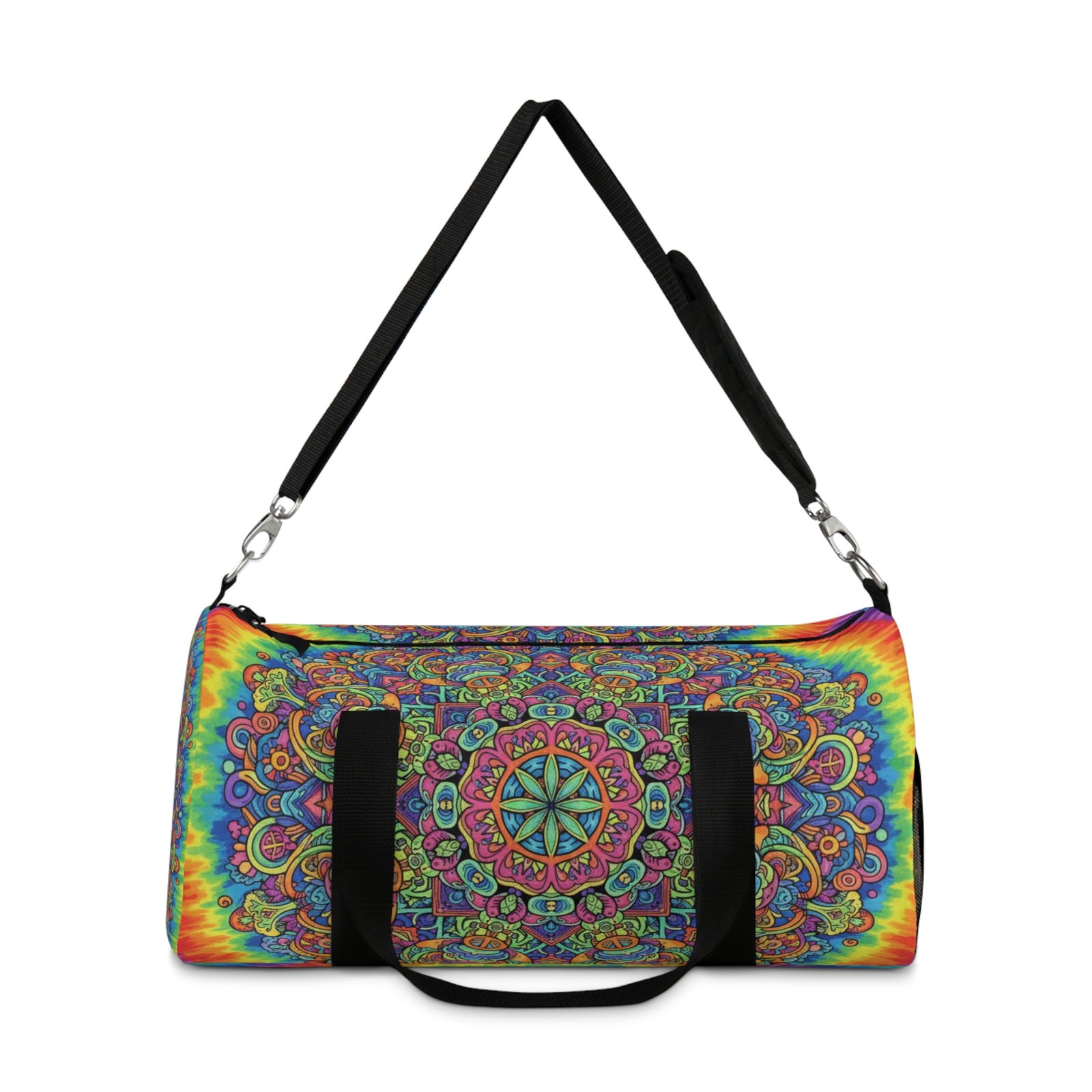Vibrant Mandala Duffel Bag - Image 7